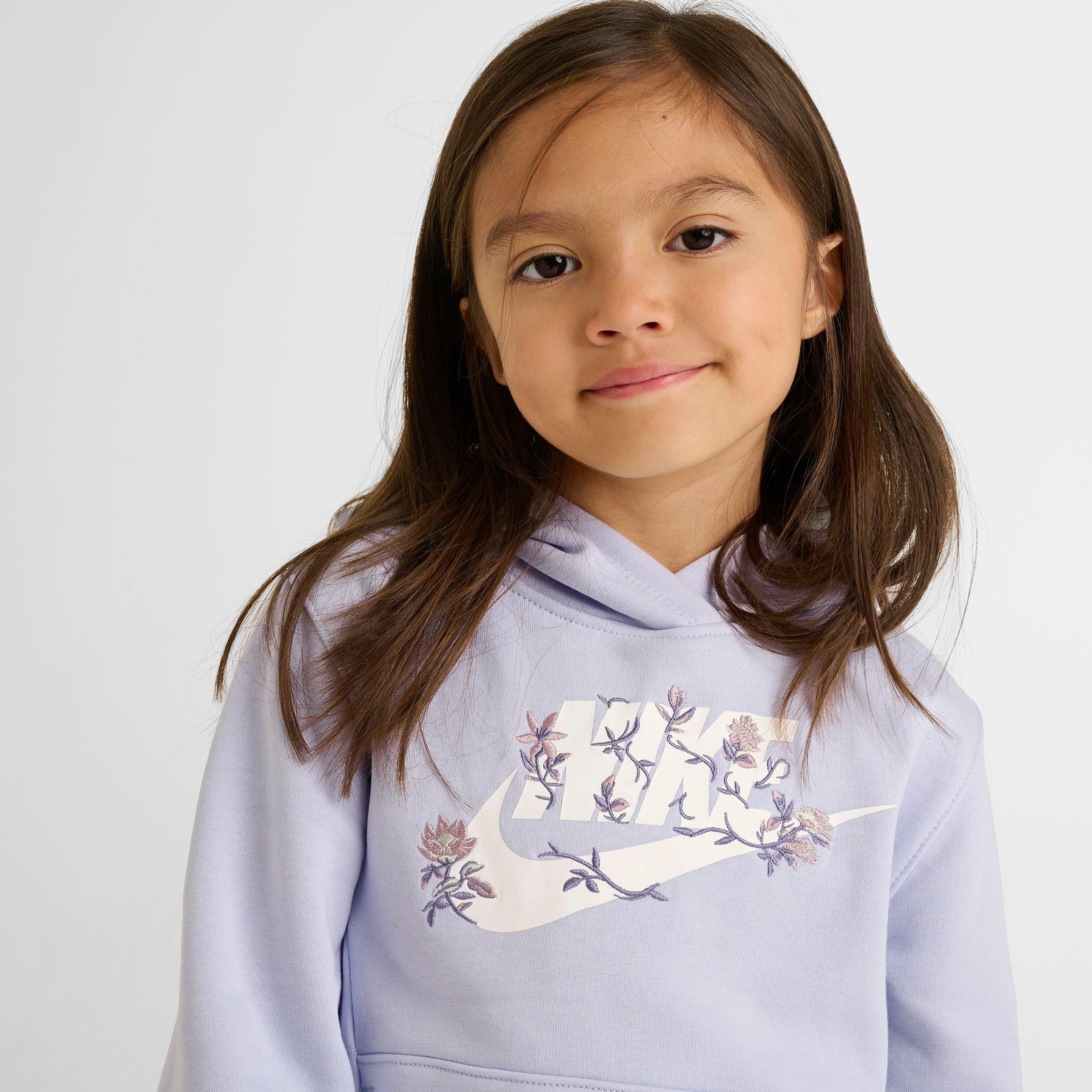 Girls' Little Kids' Nike Floral Futura Hoodie and Joggers Set