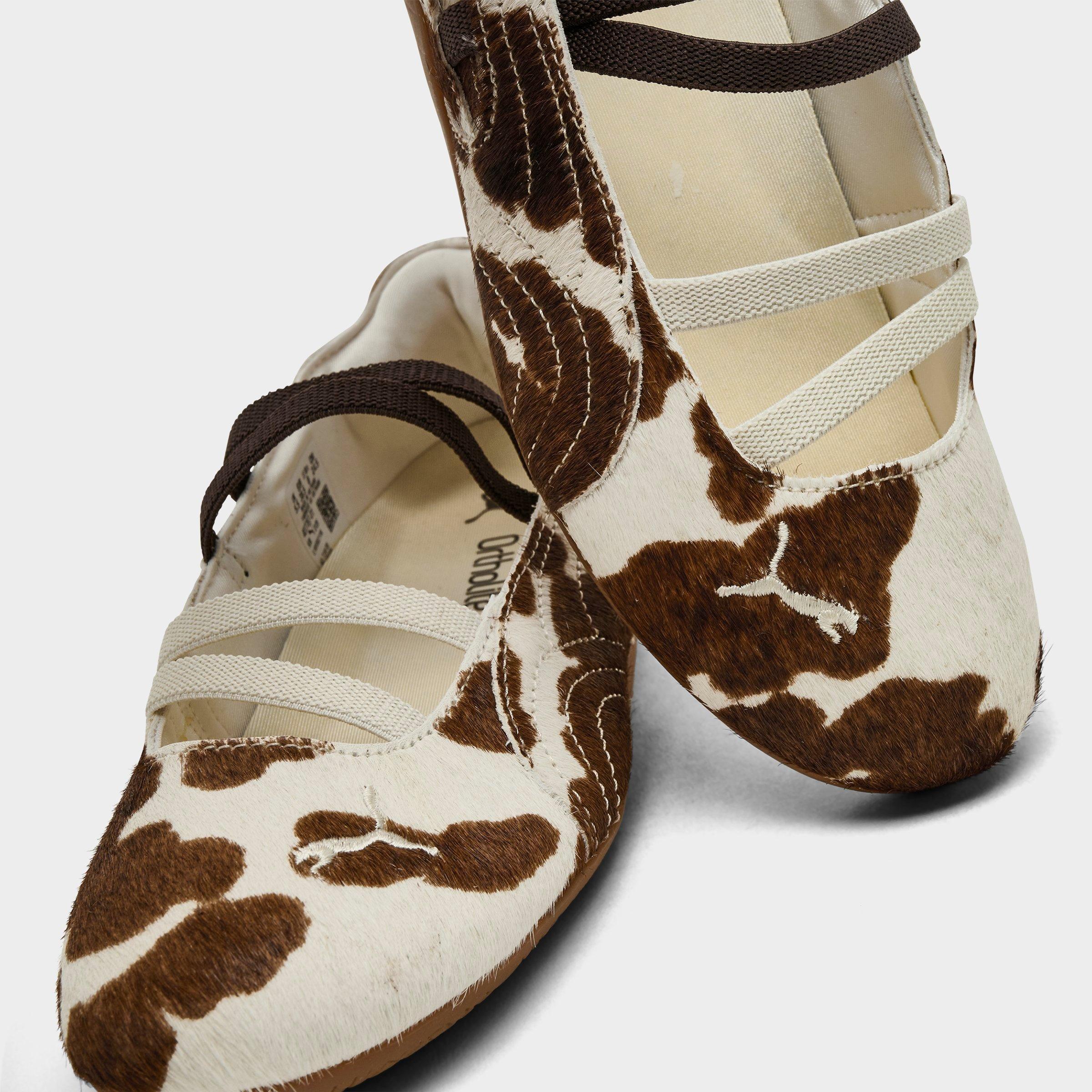 Women's Puma Speedcat Croc-Texture Ballet Shoes