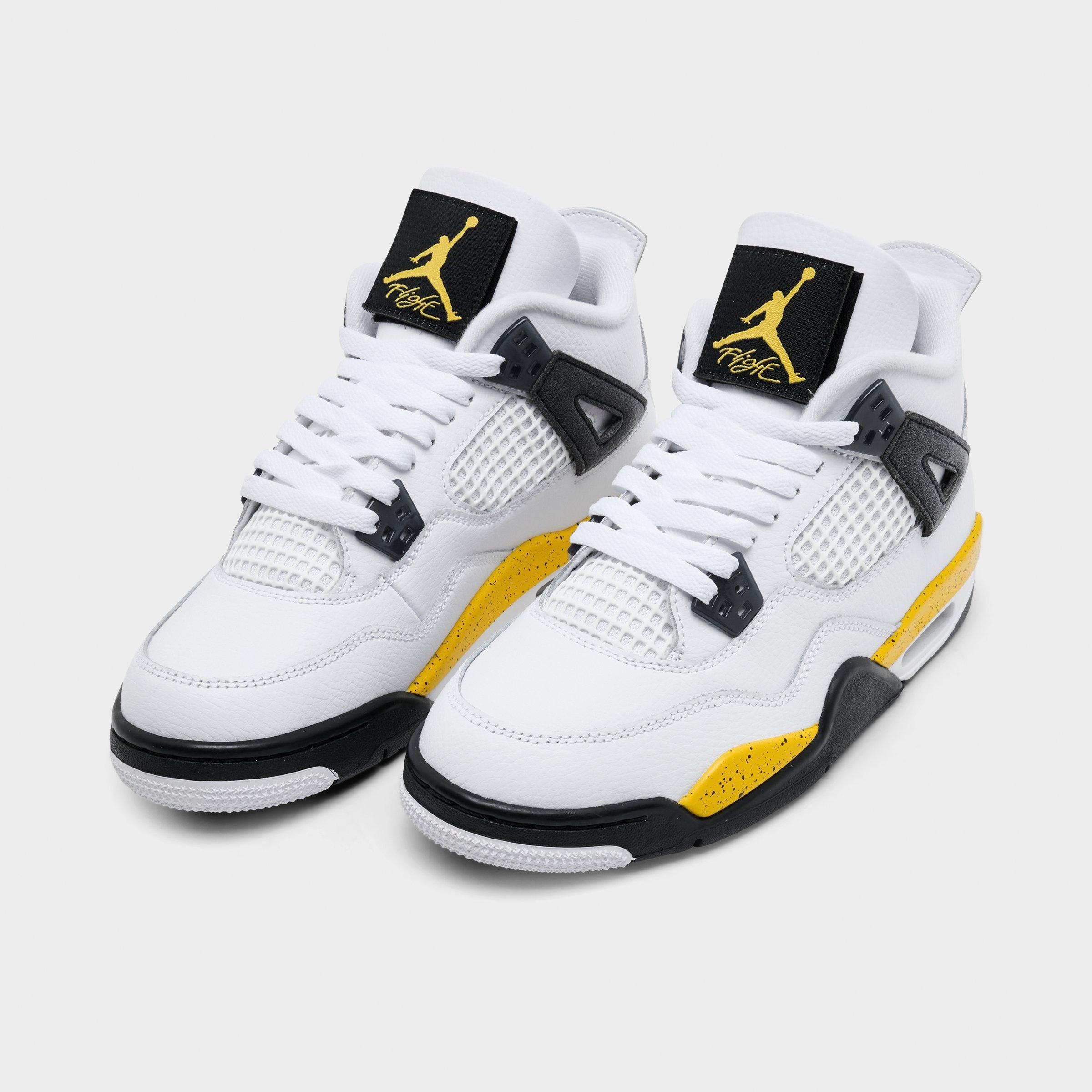 Big Kids' Air Jordan Retro 4 Basketball Shoes