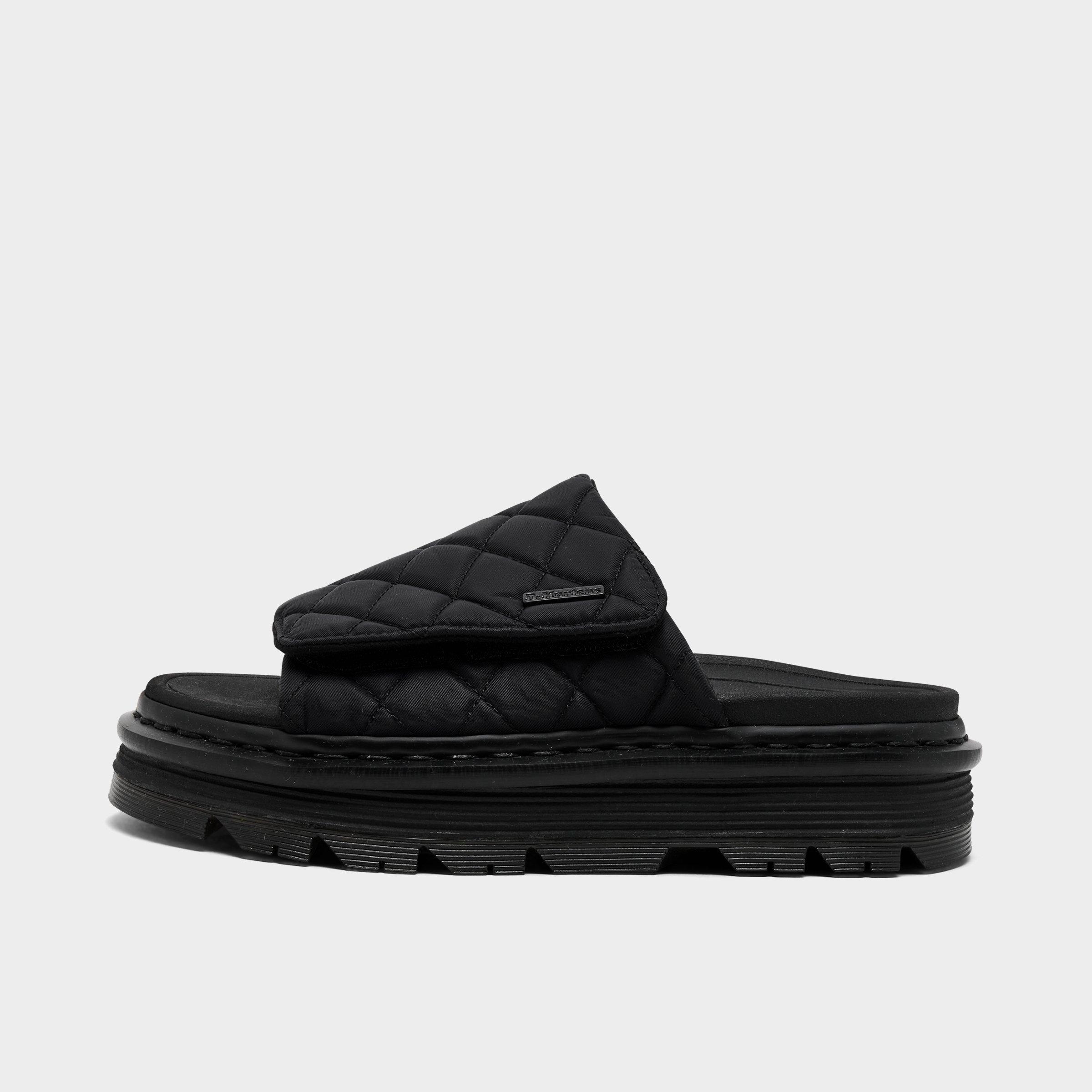 Women's Dr. Martens Suede Strap Platform Slide Sandals