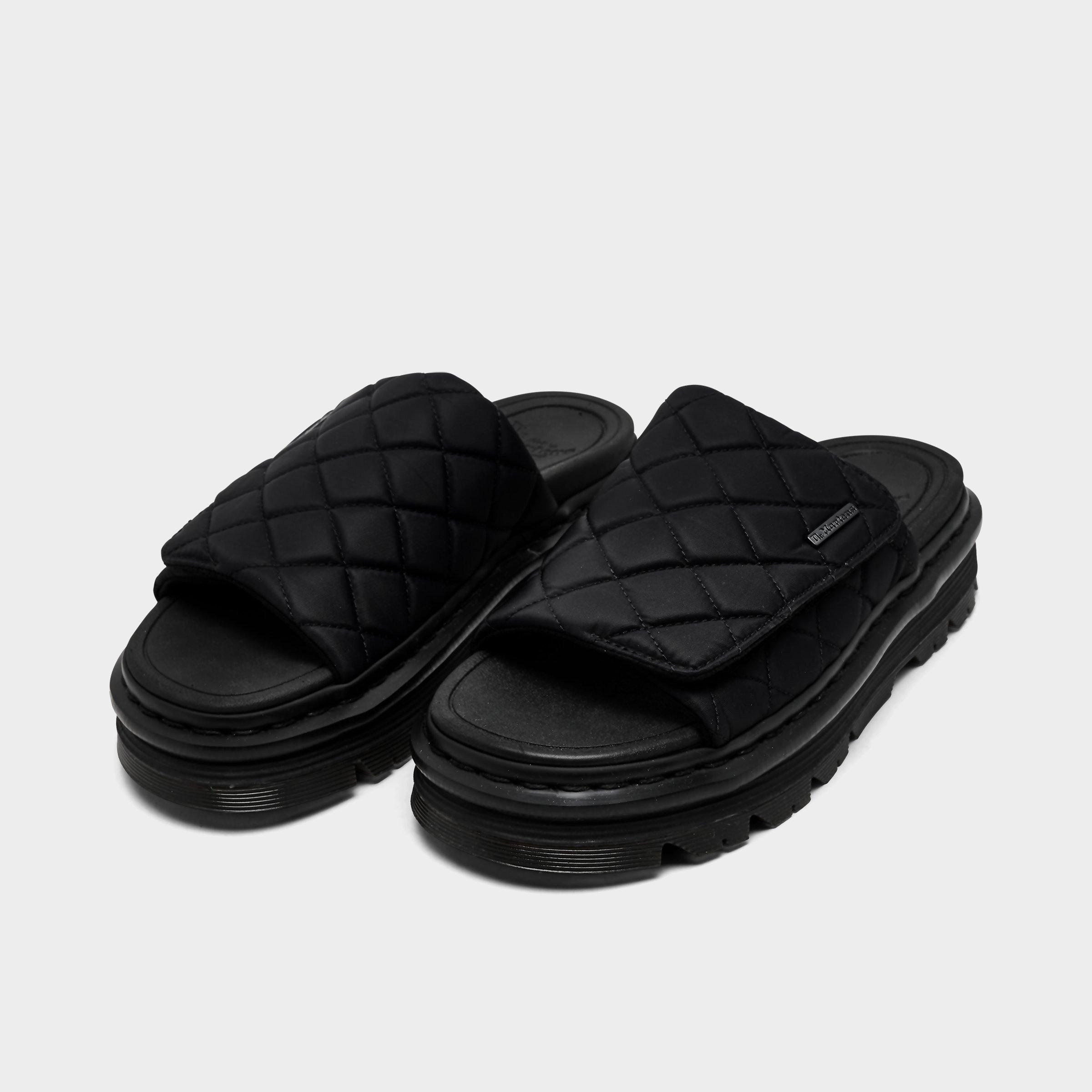 Women's Dr. Martens Suede Strap Platform Slide Sandals