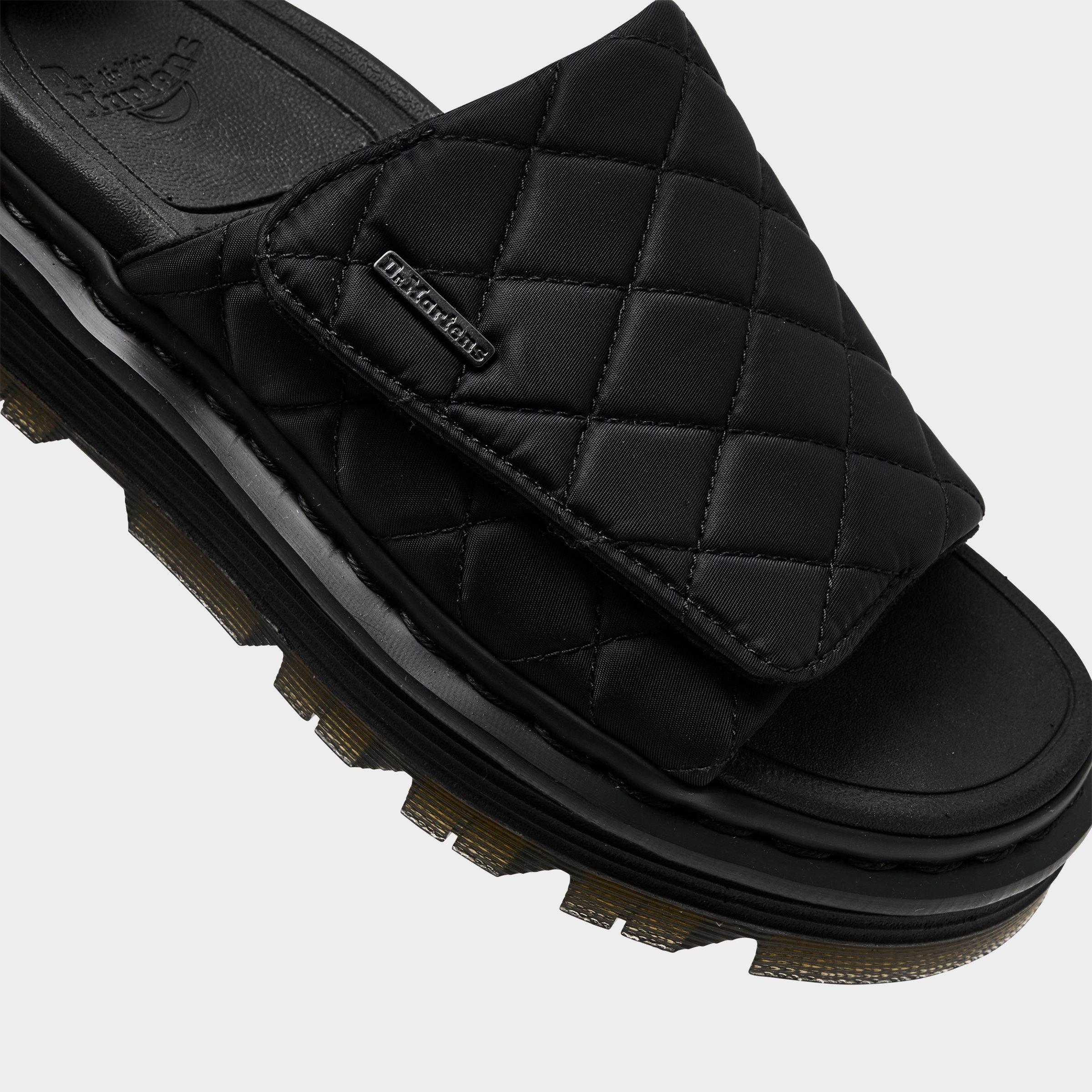 Women's Dr. Martens Suede Strap Platform Slide Sandals