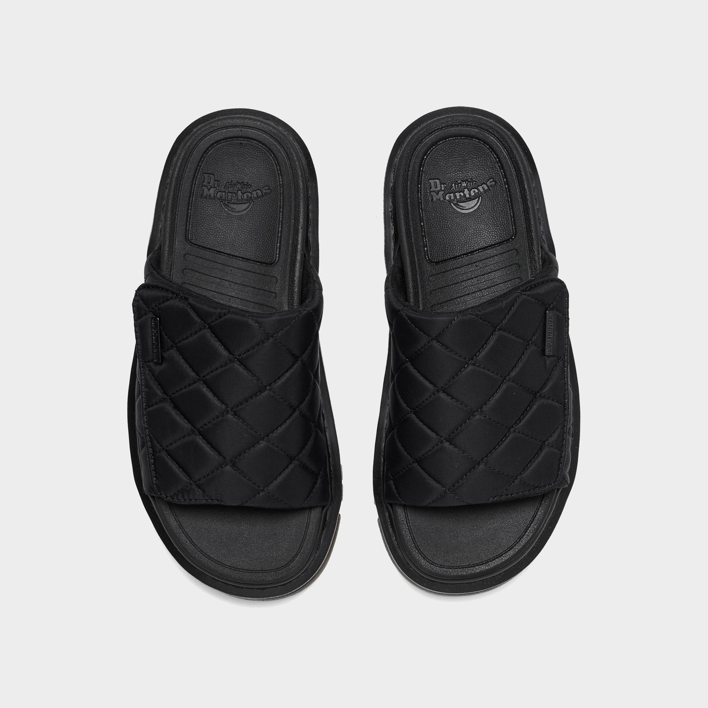 Women's Dr. Martens Suede Strap Platform Slide Sandals