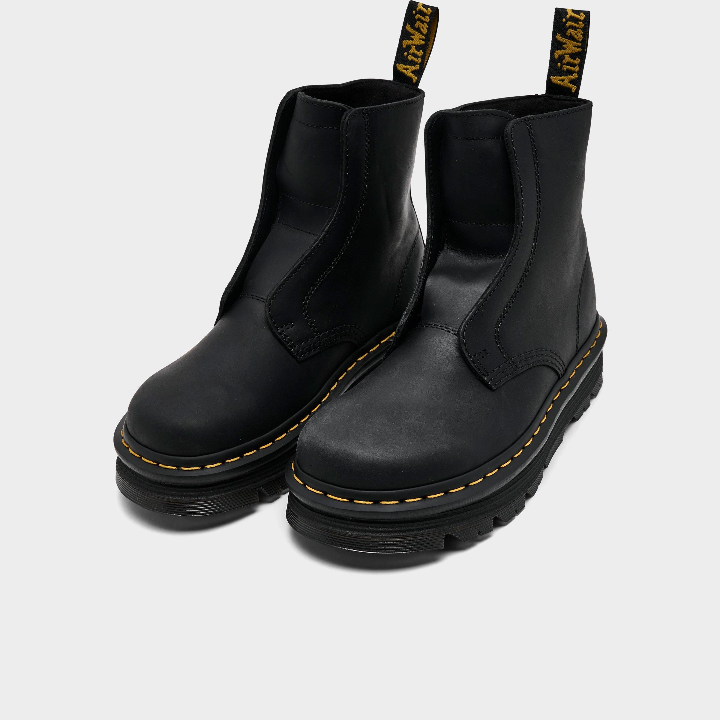 Women's Dr. Martens Zebzag Leather Laceless Slip-On Boots