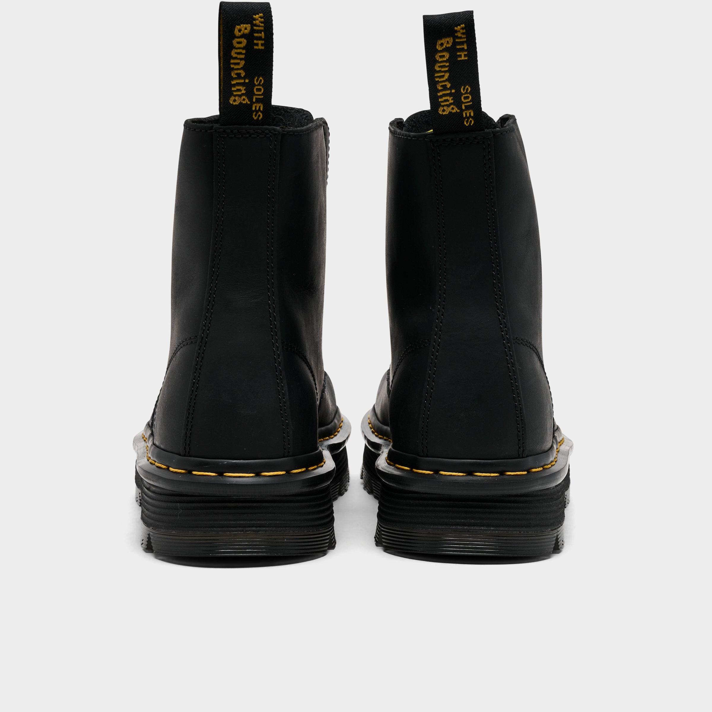 Women's Dr. Martens Zebzag Leather Laceless Slip-On Boots