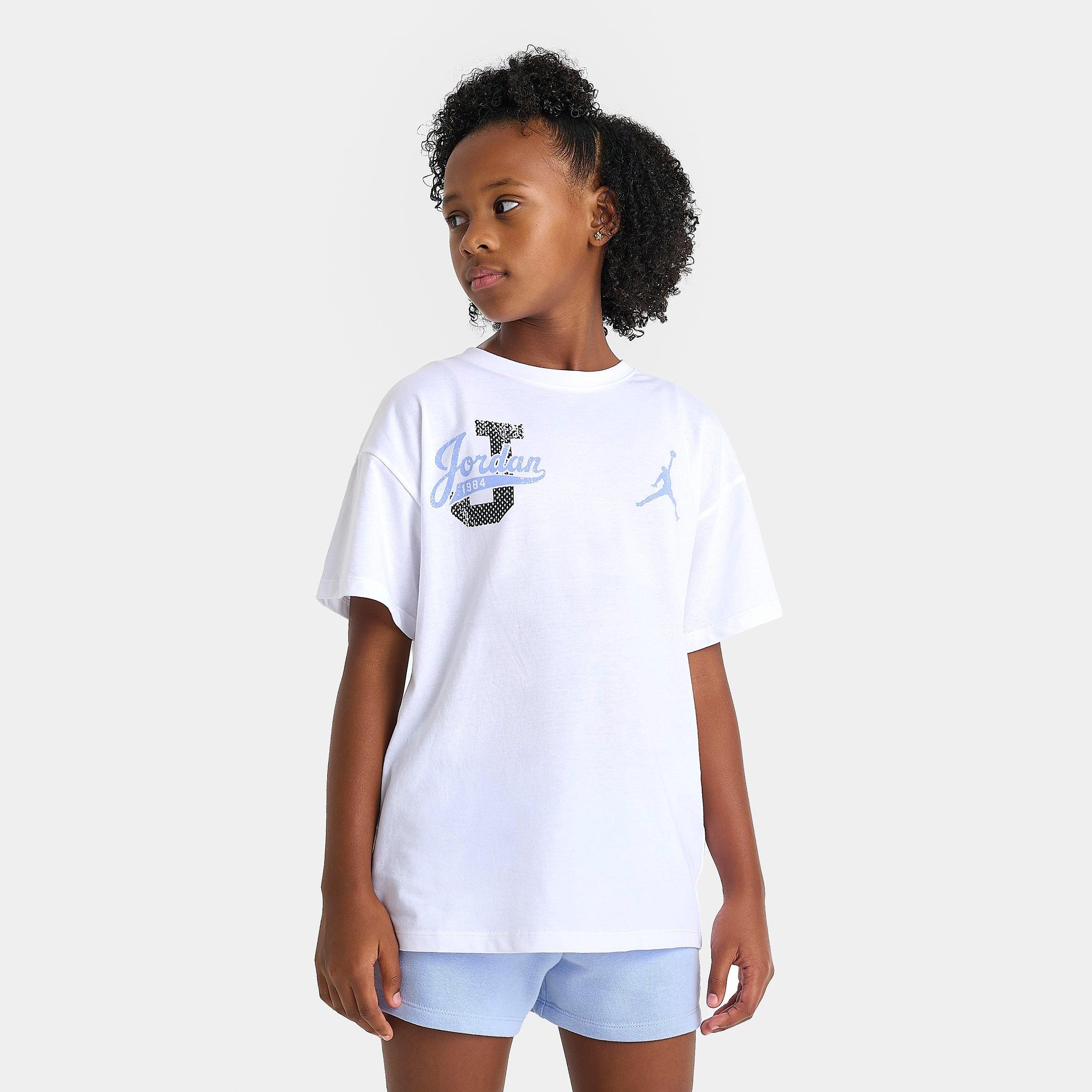 Girls' Jordan Distressed Collegiate T-Shirt