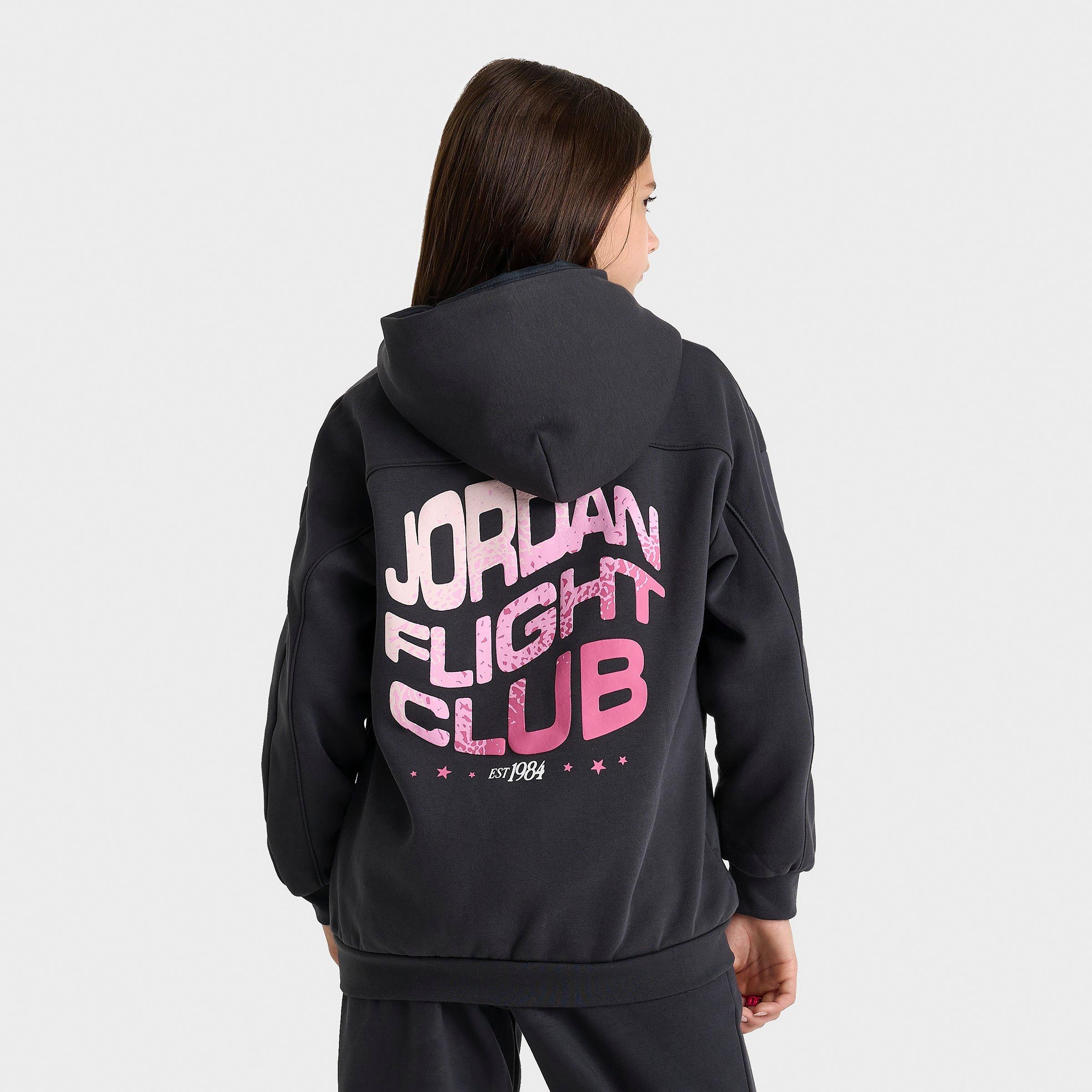 Girls' Big Kids' Jordan Flight Club Bubble Pullover Hoodie