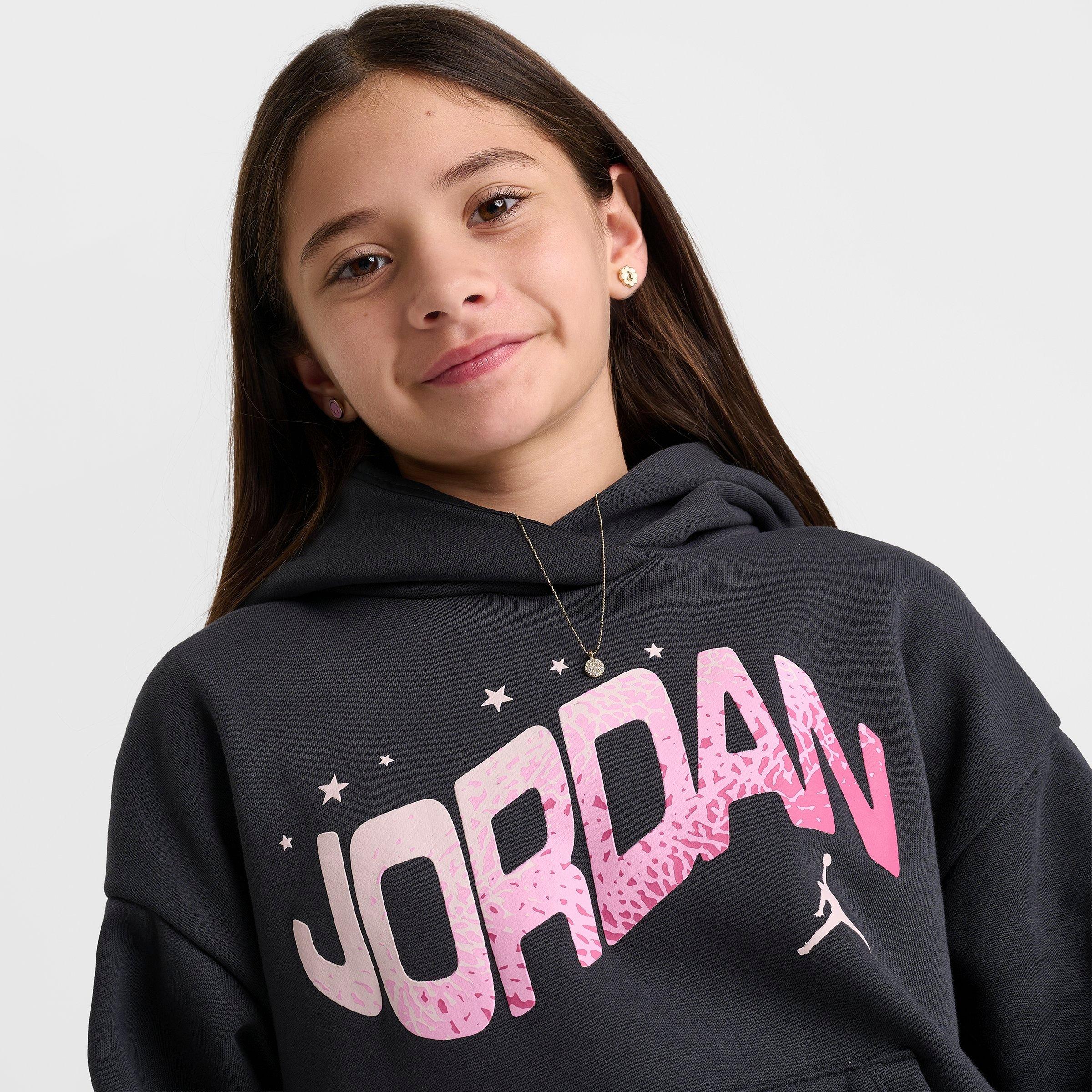 Girls' Big Kids' Jordan Flight Club Bubble Pullover Hoodie