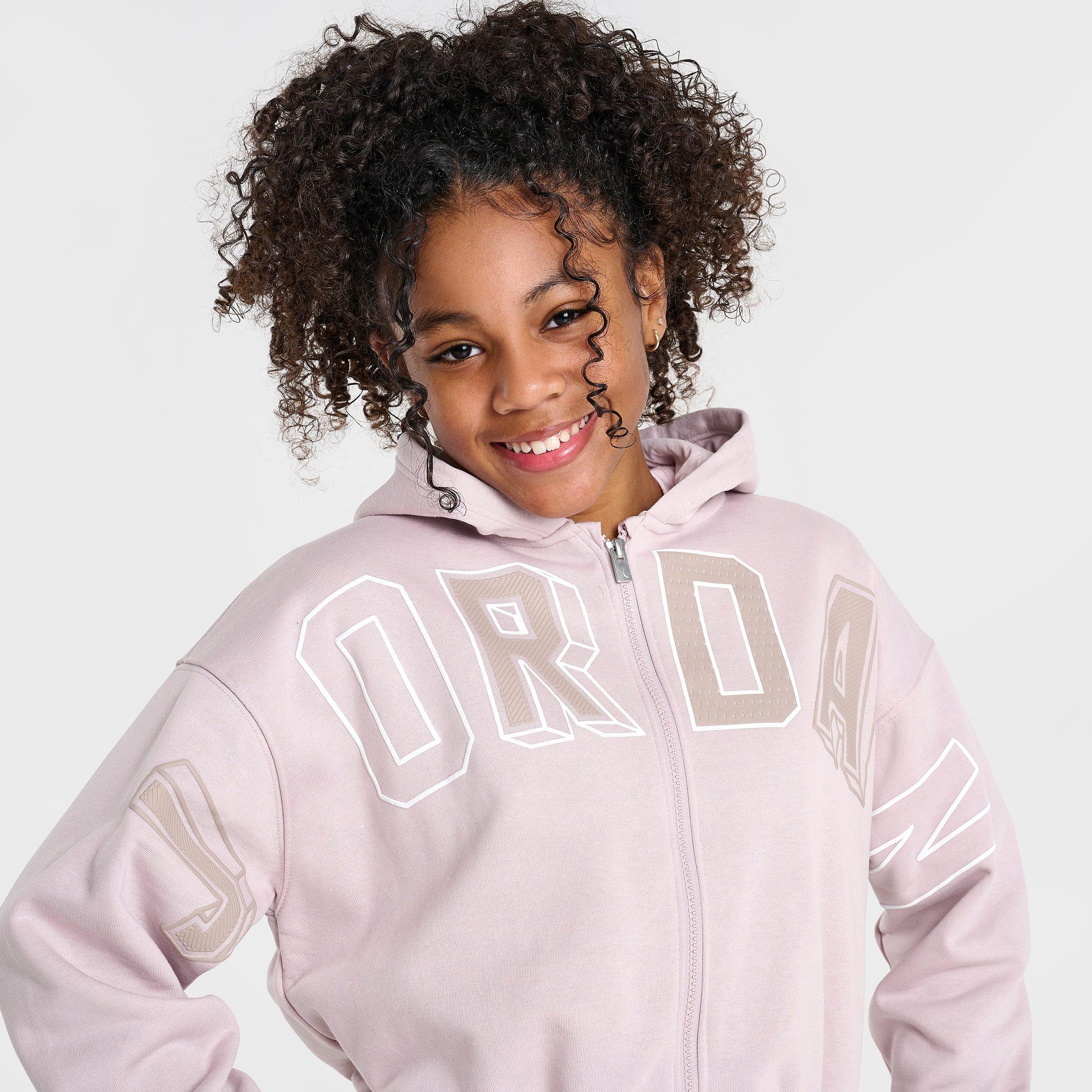 Girls' Big Kids' Jordan Letterman Full-Zip Hoodie