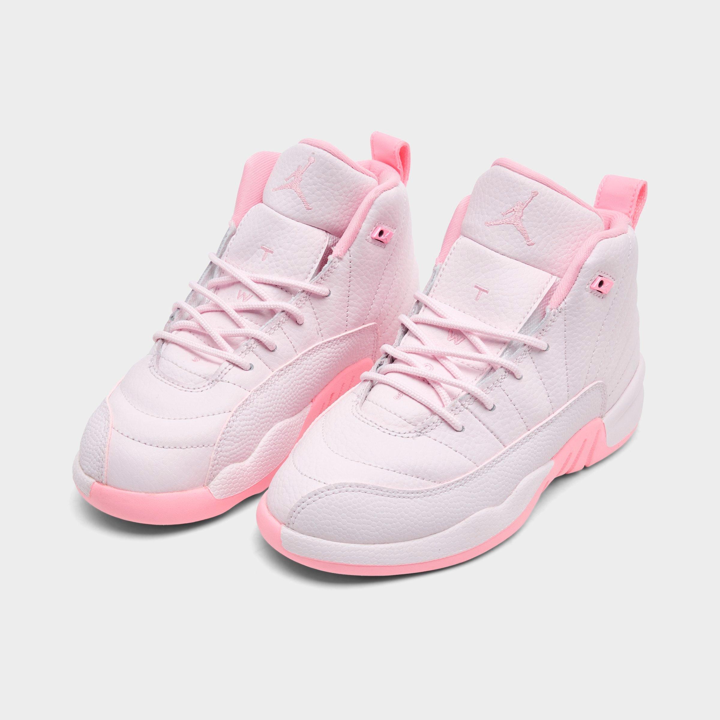 Girls' Little Kids' Air Jordan Retro 12 Basketball Shoes