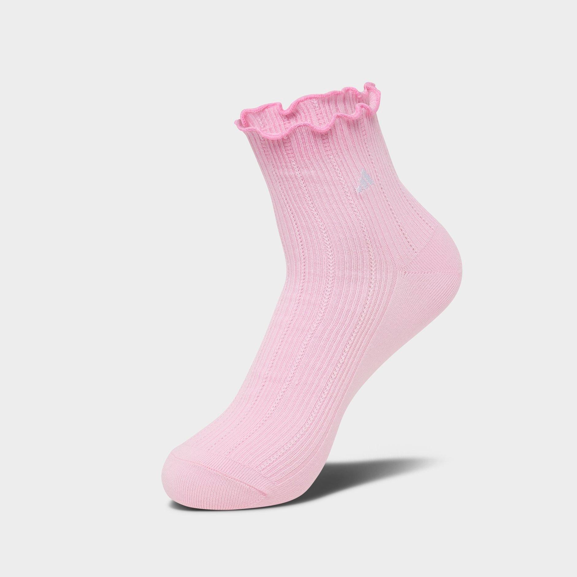 Women's adidas Originals Ruffle Quarter Socks (3-Pack)