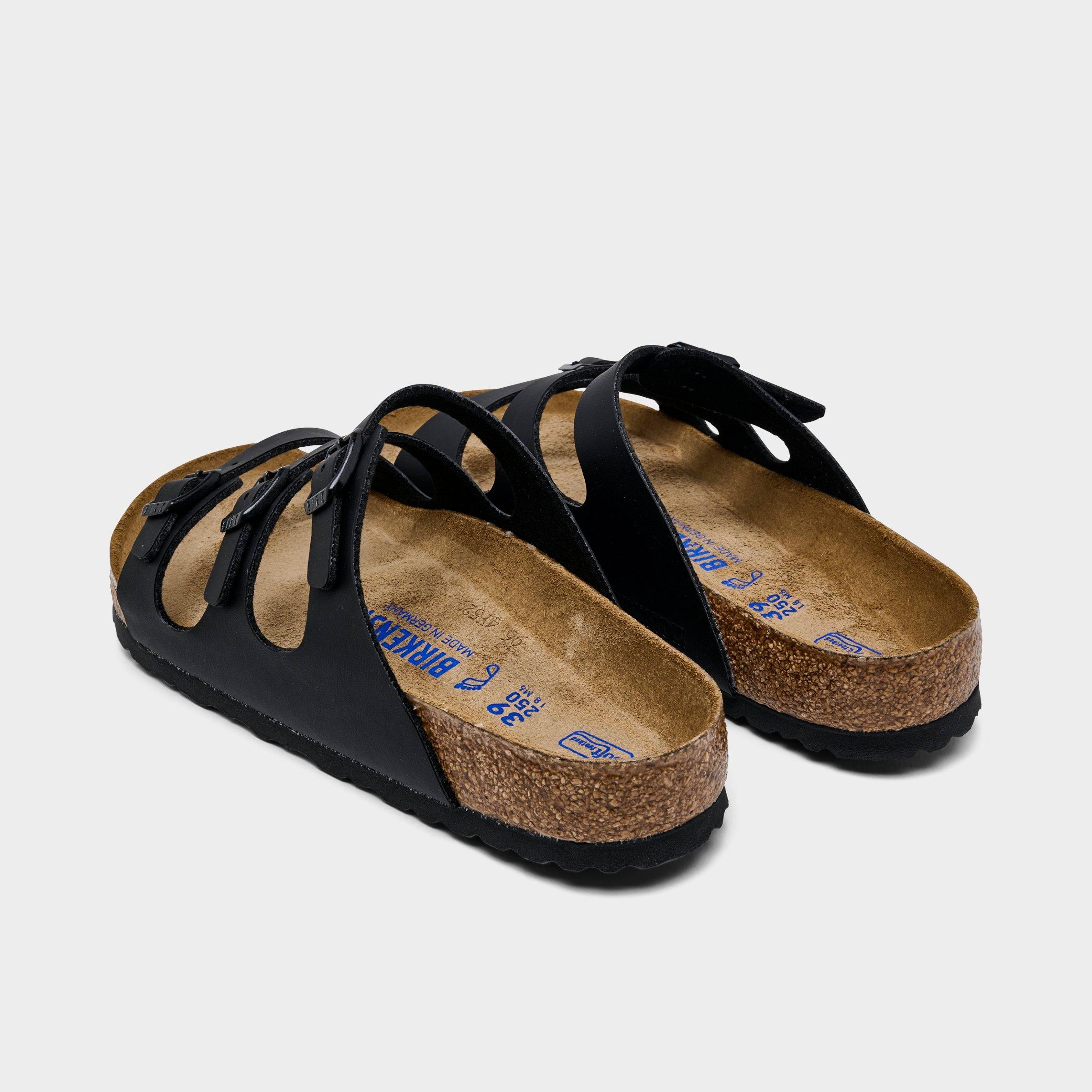 Womens Birkenstock Florida Birko-Flor Nubuck Soft Footbed Sandals