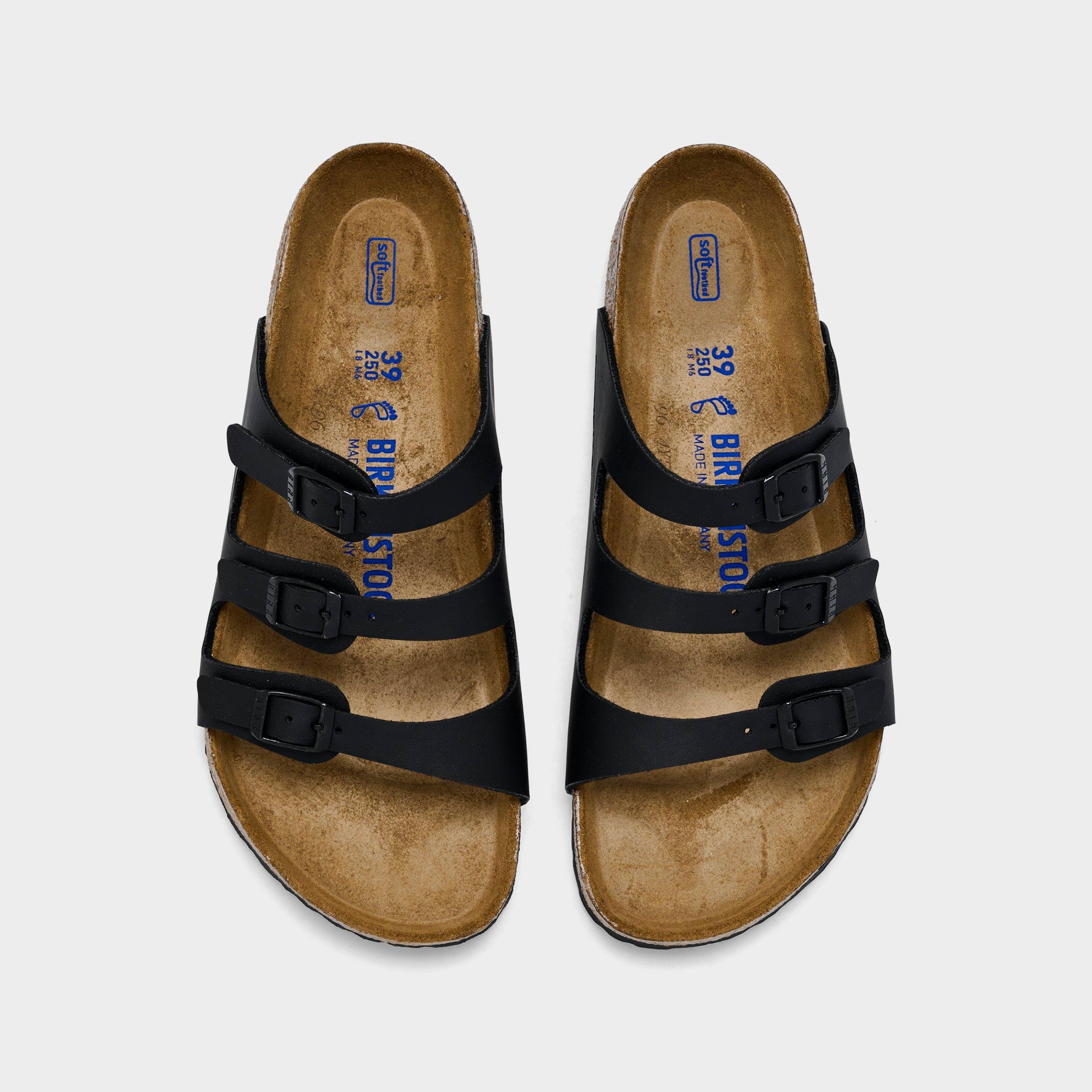 Womens Birkenstock Florida Birko-Flor Nubuck Soft Footbed Sandals