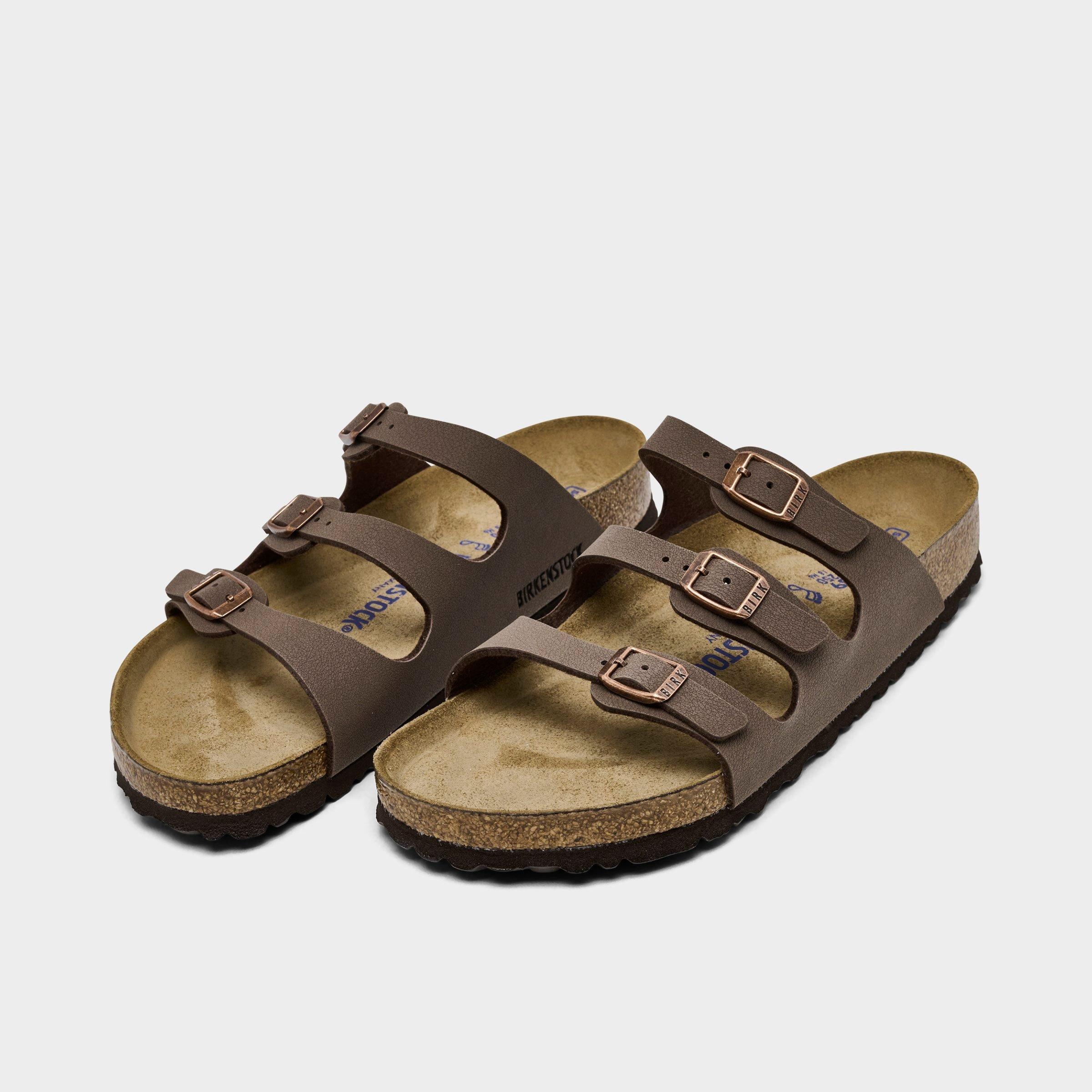 Women's Birkenstock Florida Birko-Flor Nubuck Soft Footbed Sandals