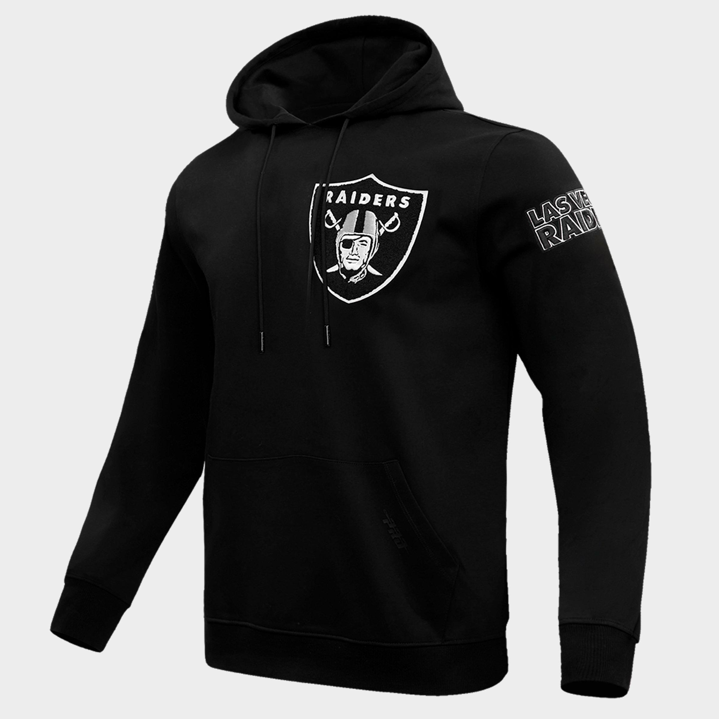 Men's Pro Standard Las Vegas Raiders NFL Classics Chenille Pullover Hoodie