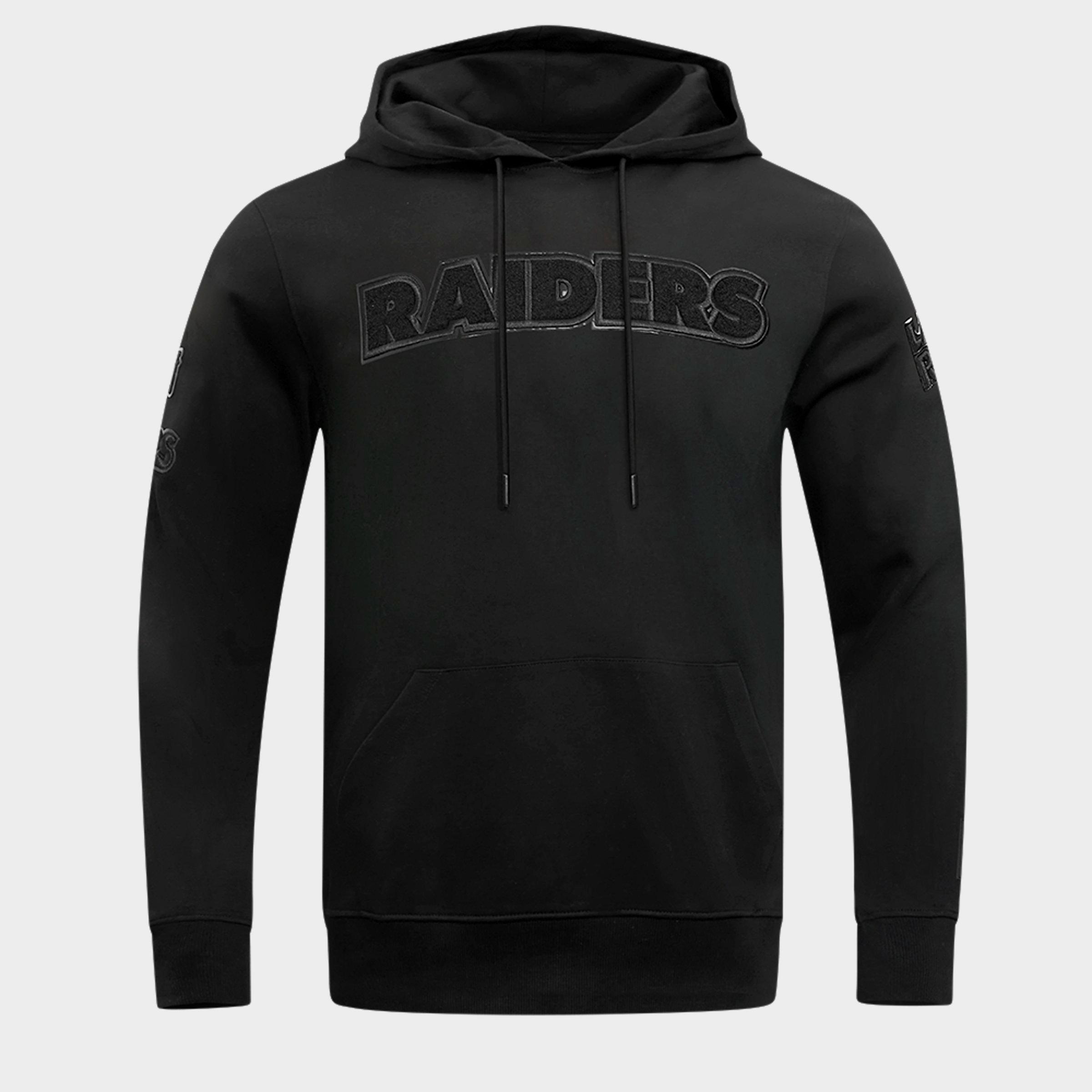 Men's Pro Standard Las Vegas Raiders NFL Triple Black Pullover Hoodie