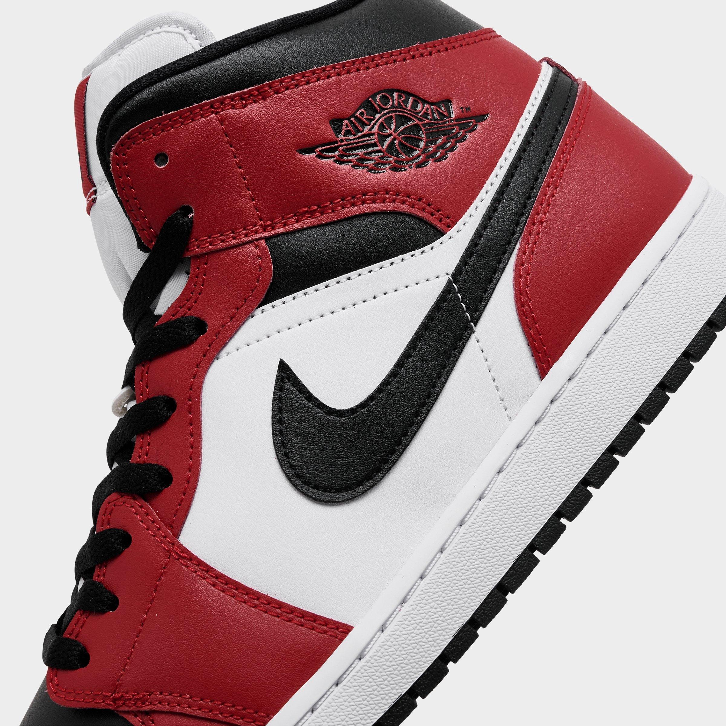 Men's Air Jordan Retro 1 Mid Casual Shoes