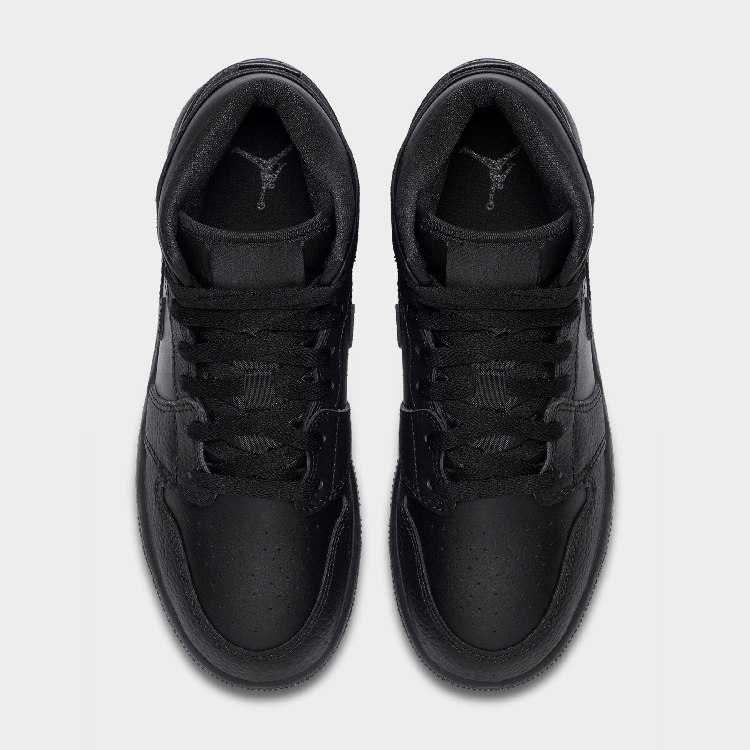 Big Kids' Air Jordan Retro 1 Mid Casual Shoes