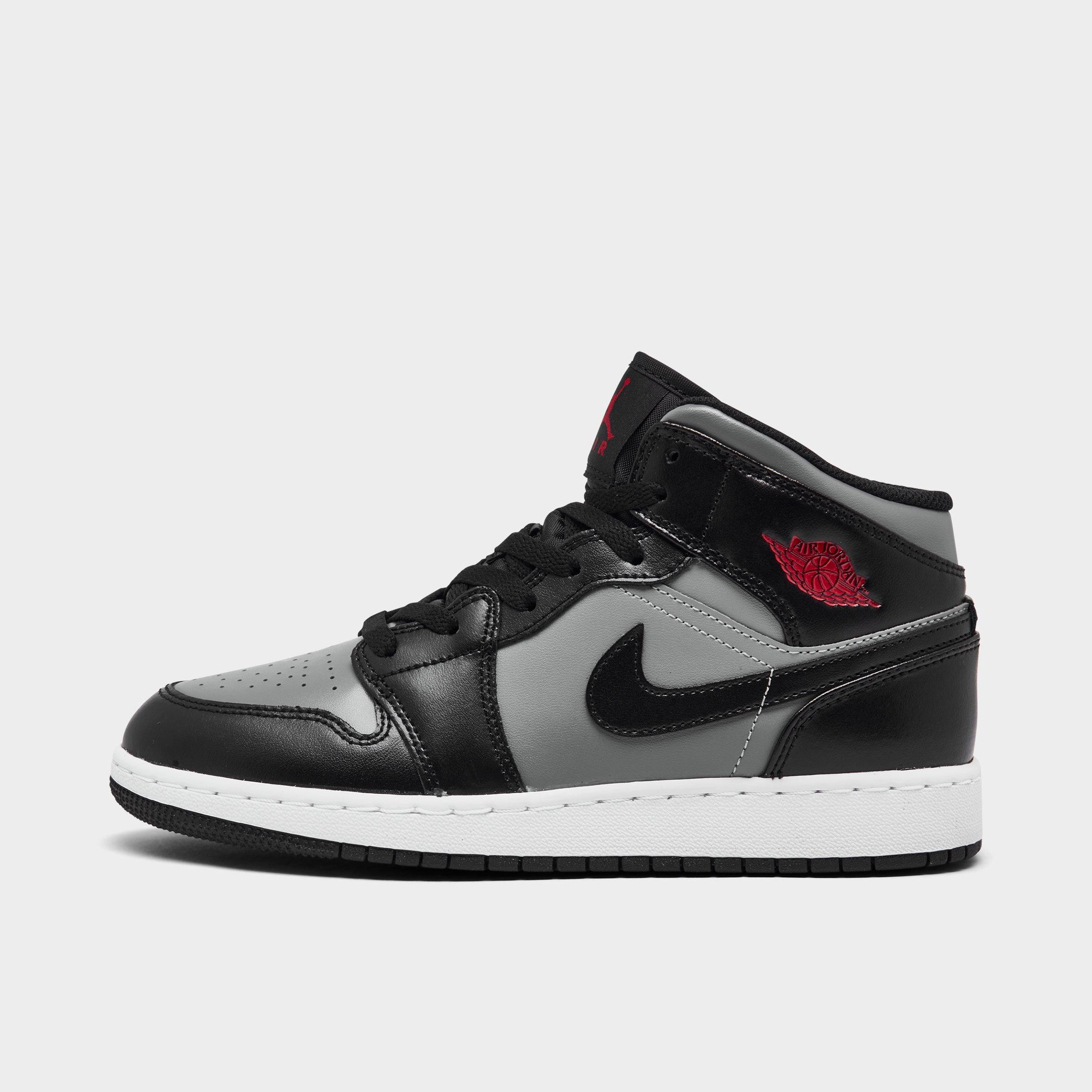 Big Kids' Air Jordan Retro 1 Mid Casual Shoes