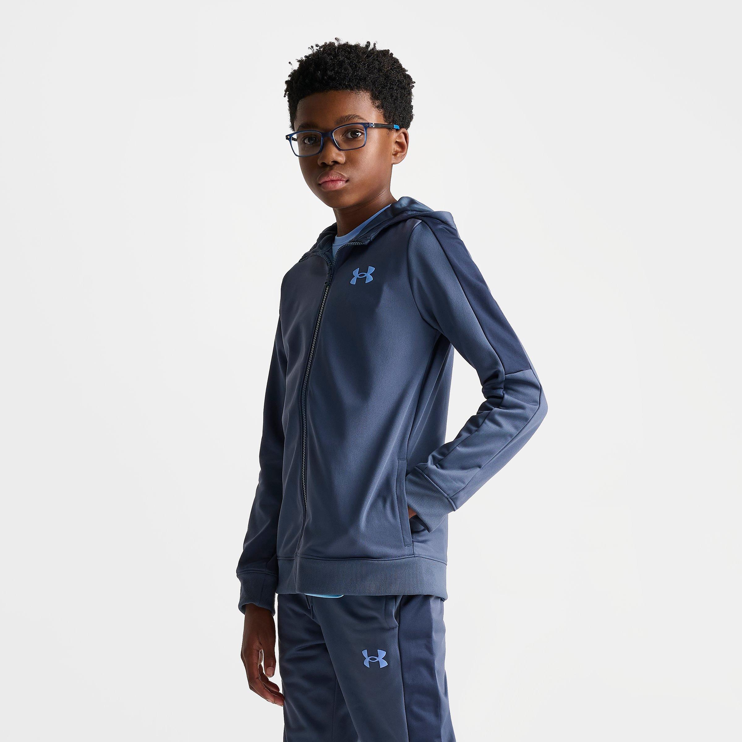 Big Kids' Under Armour Knit Hooded Track Suit
