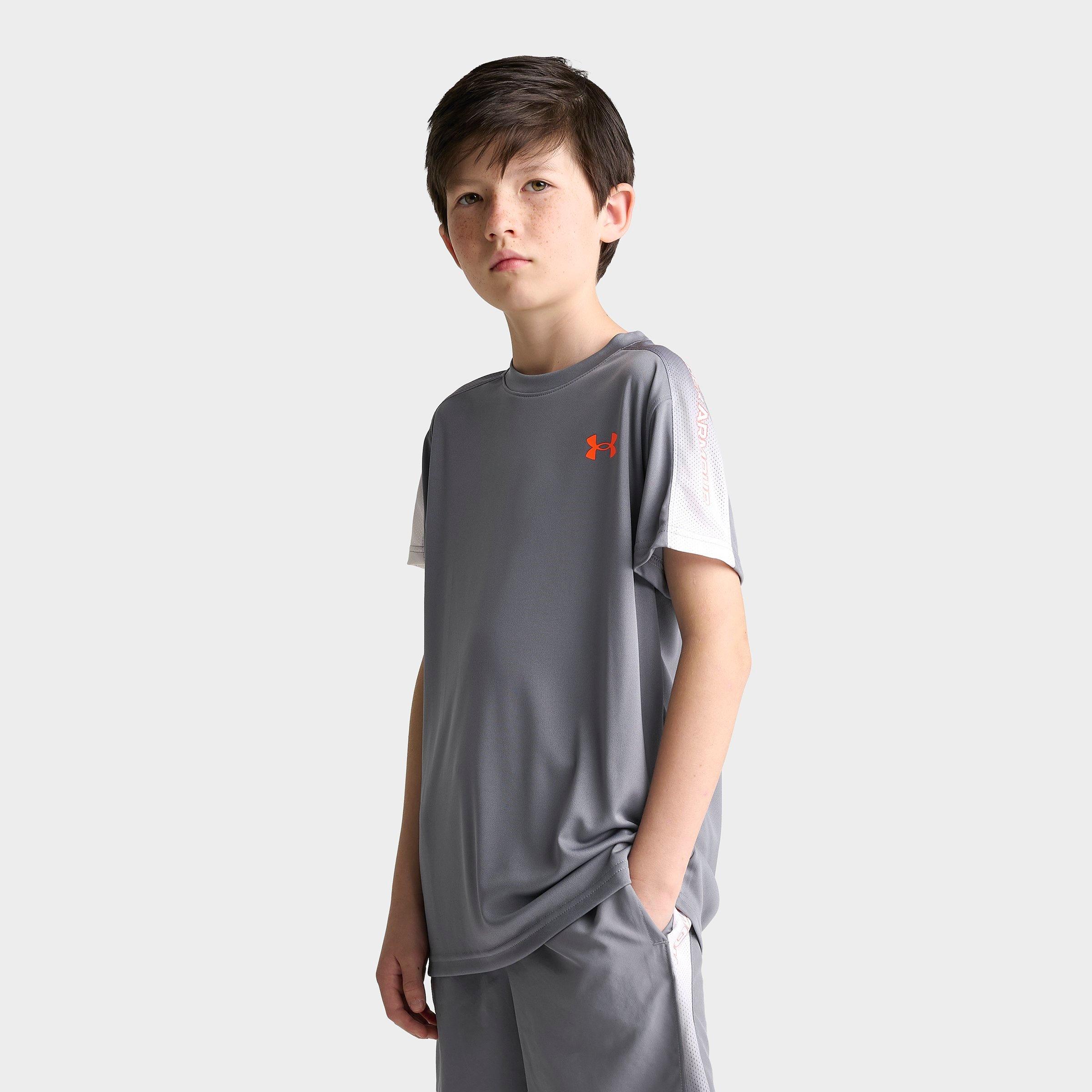 Boys' Big Kids' Under Armour Tech Sleeve T-Shirt