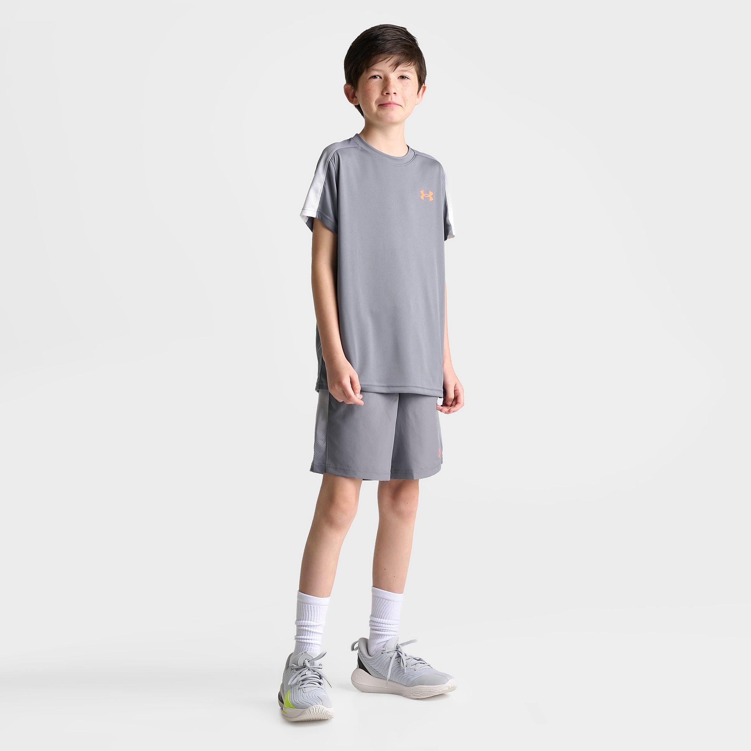 Boys' Big Kids' Under Armour Tech Sleeve T-Shirt