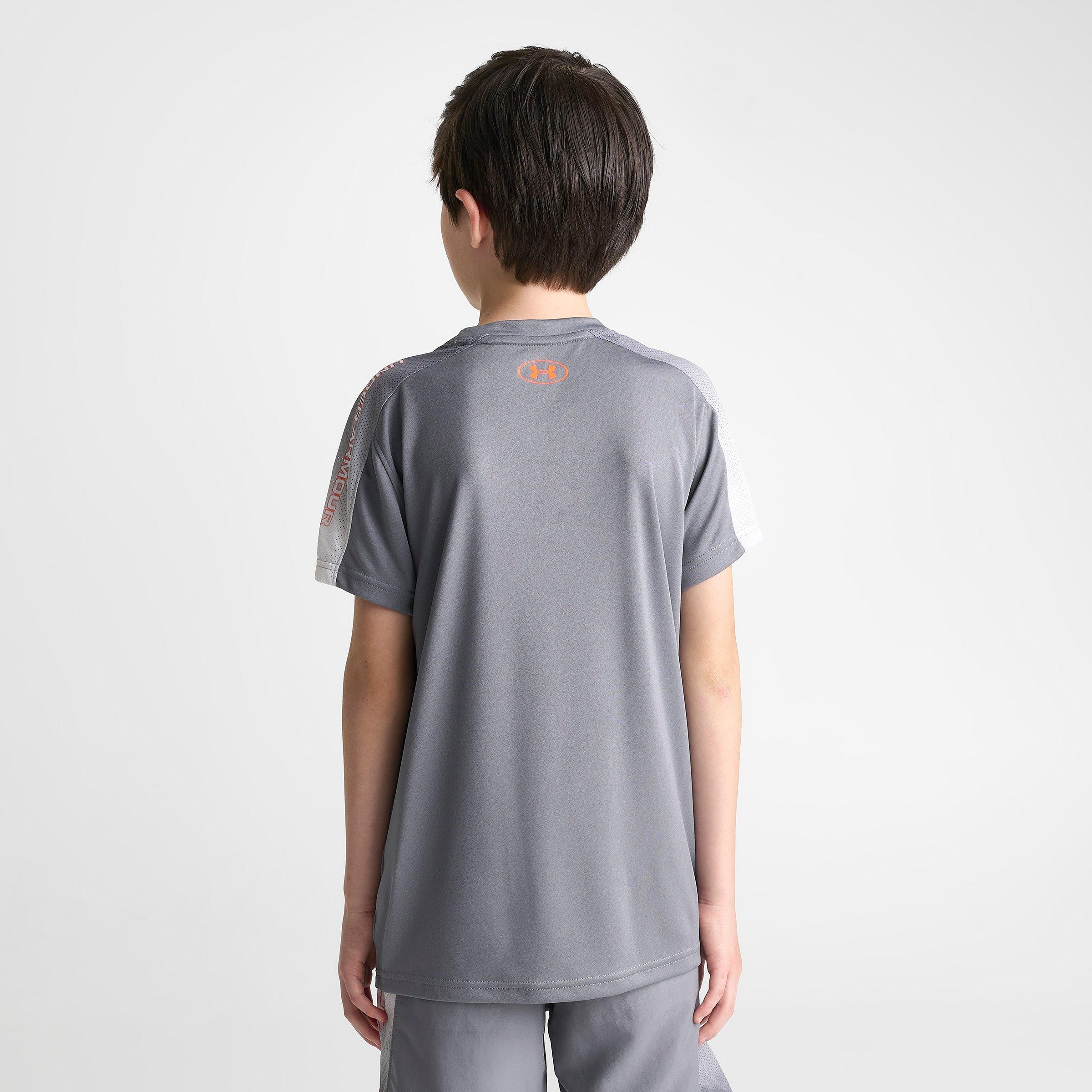 Boys' Big Kids' Under Armour Tech Sleeve T-Shirt