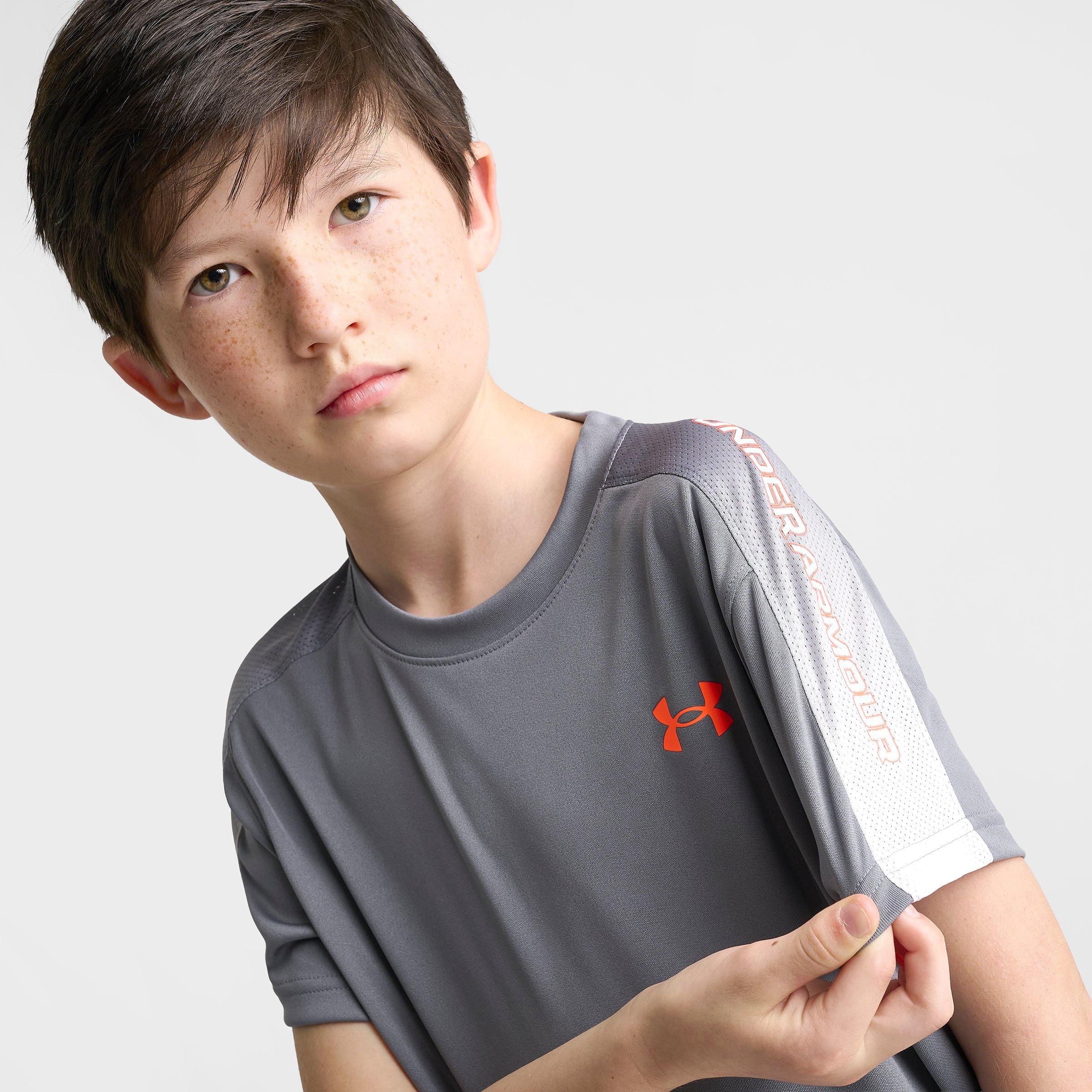 Boys' Big Kids' Under Armour Tech Sleeve T-Shirt