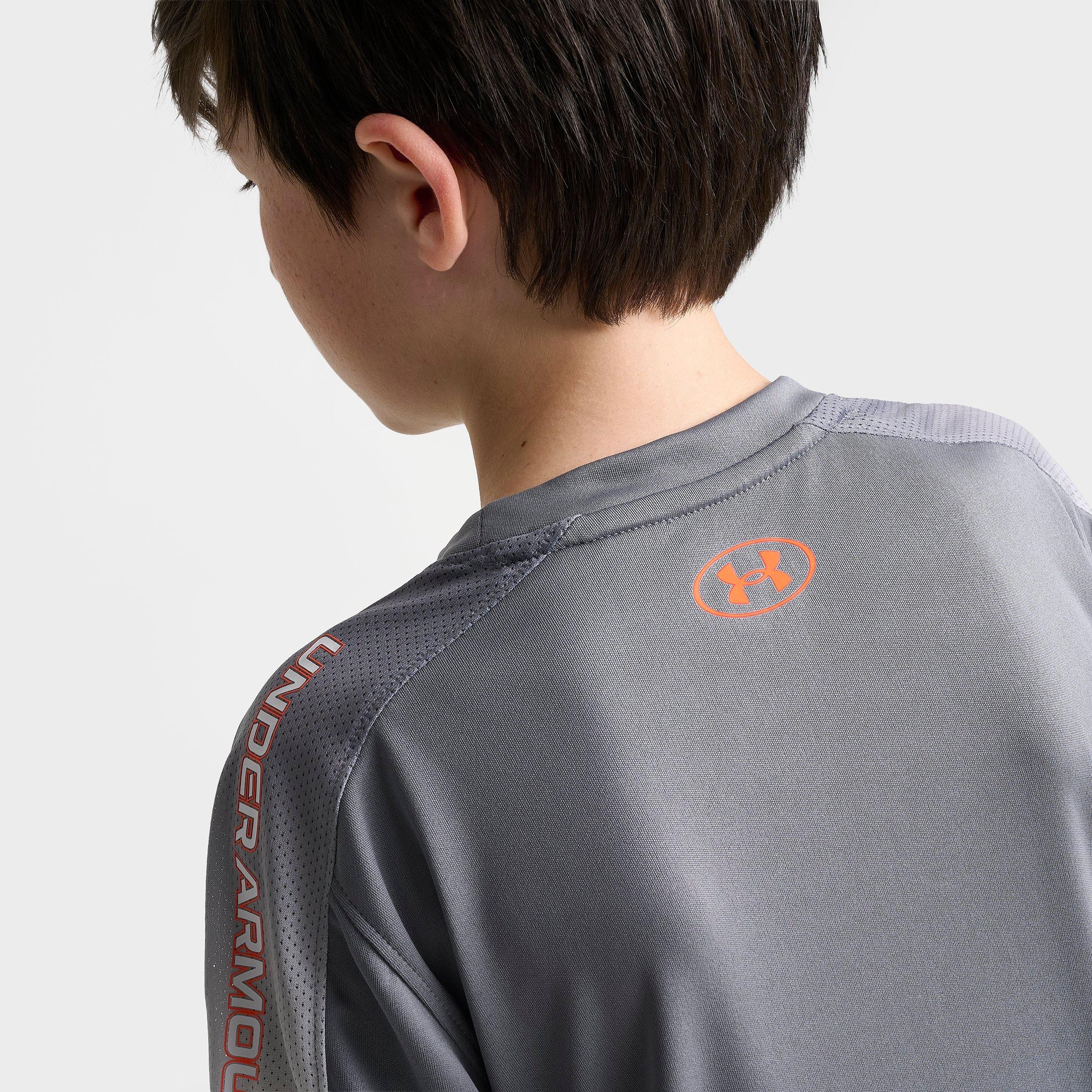 Boys' Big Kids' Under Armour Tech Sleeve T-Shirt