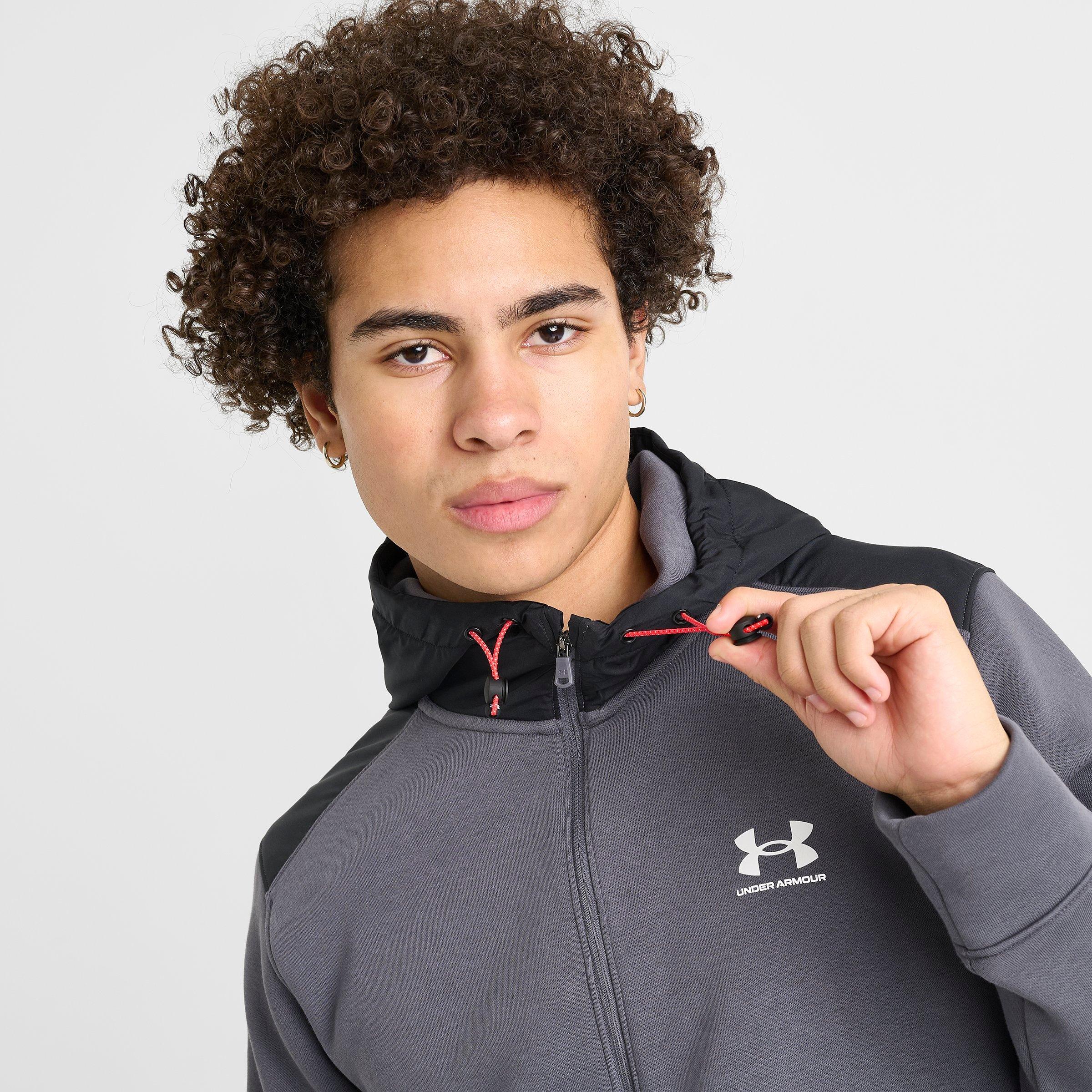 Men's Under Armour Icon Fleece Blocked Full-Zip Hoodie