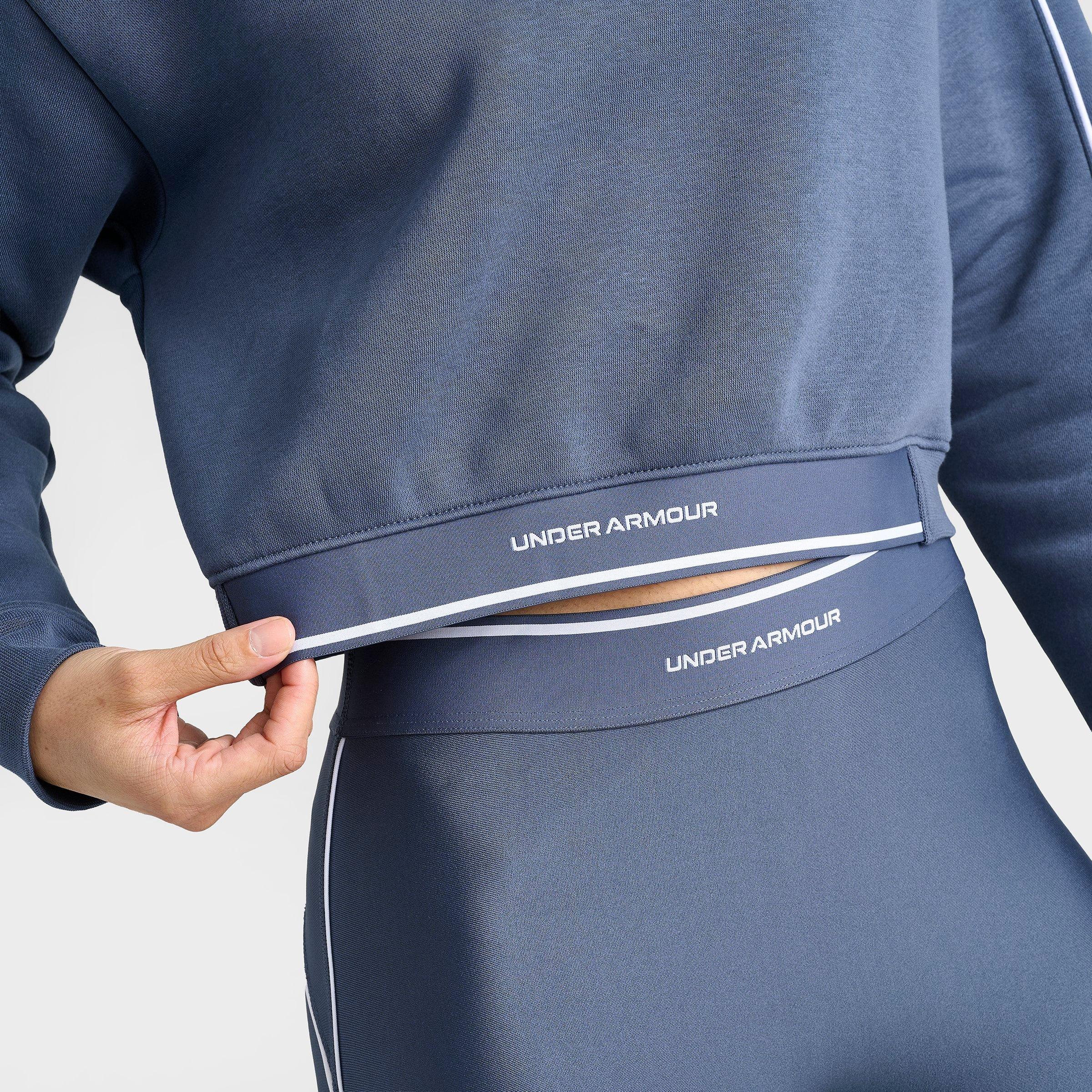 Women's Under Armour Piping Cropped Pullover Hoodie