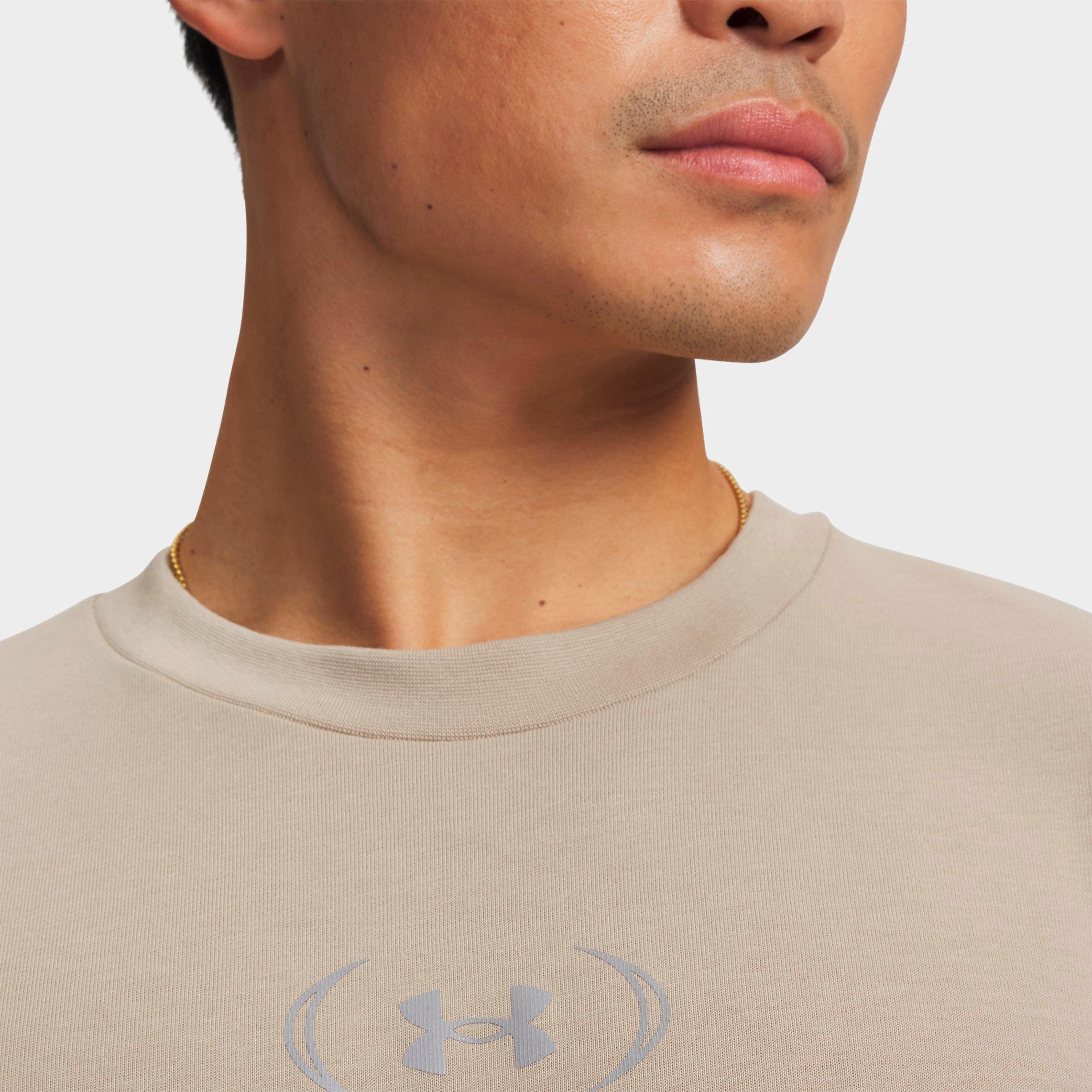 Men's Under Armour Unstoppable+ Heavyweight Reflective Logo T-Shirt