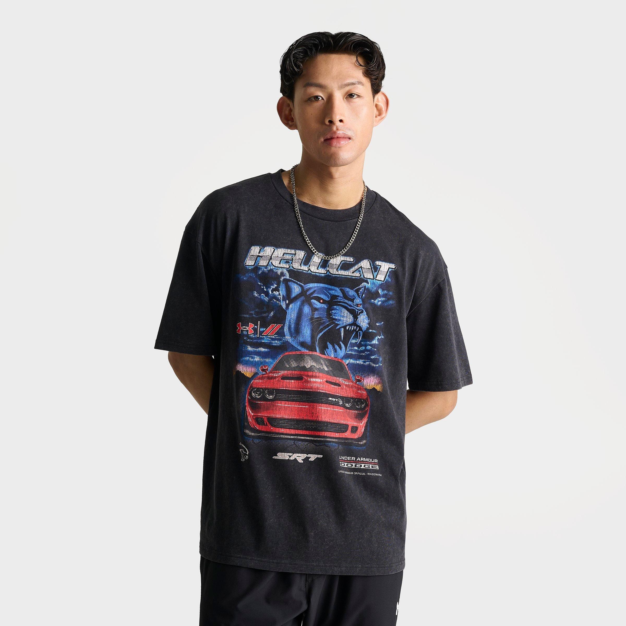 Men's Under Armour x Dodge Heavyweight Airbrush Cat T-Shirt