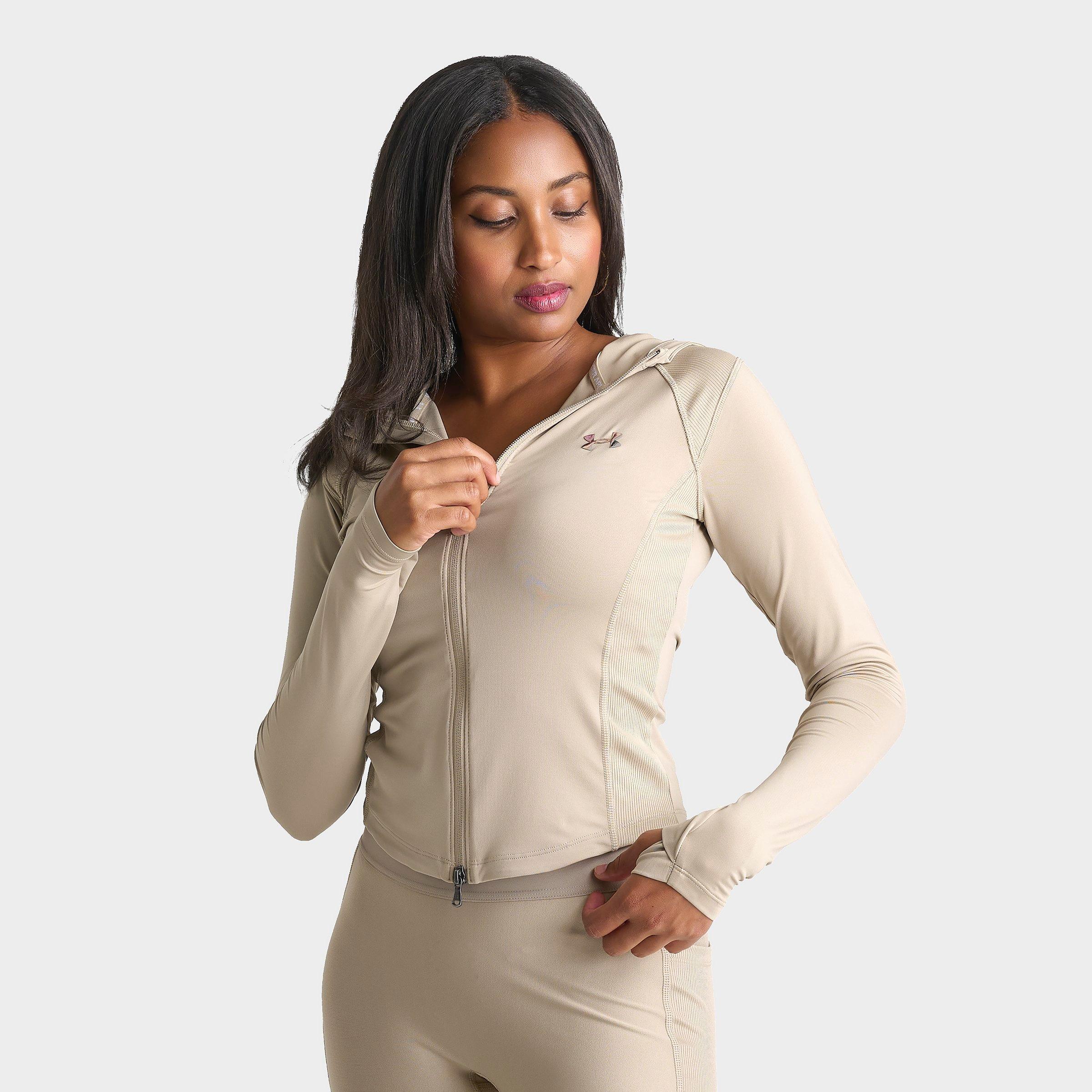 Women's Under Armour Rib Luxe Full-Zip Hoodie | JD Sports