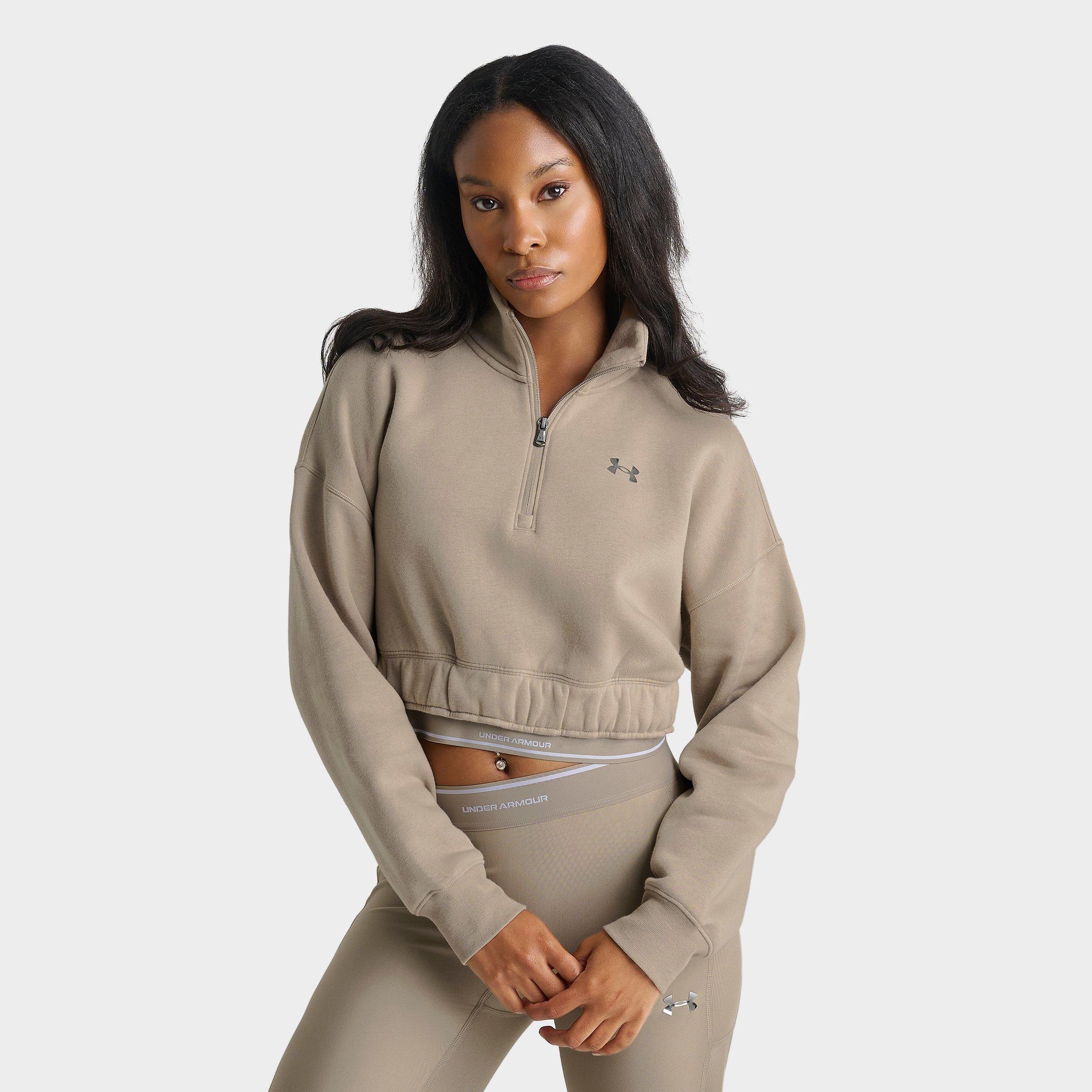 即完売 John UNDERCOVER GIRL スウェット 2 BEIGE Women's Under Armour Icon Fleece Quarter-Zip Sweatshirt | JD Sports