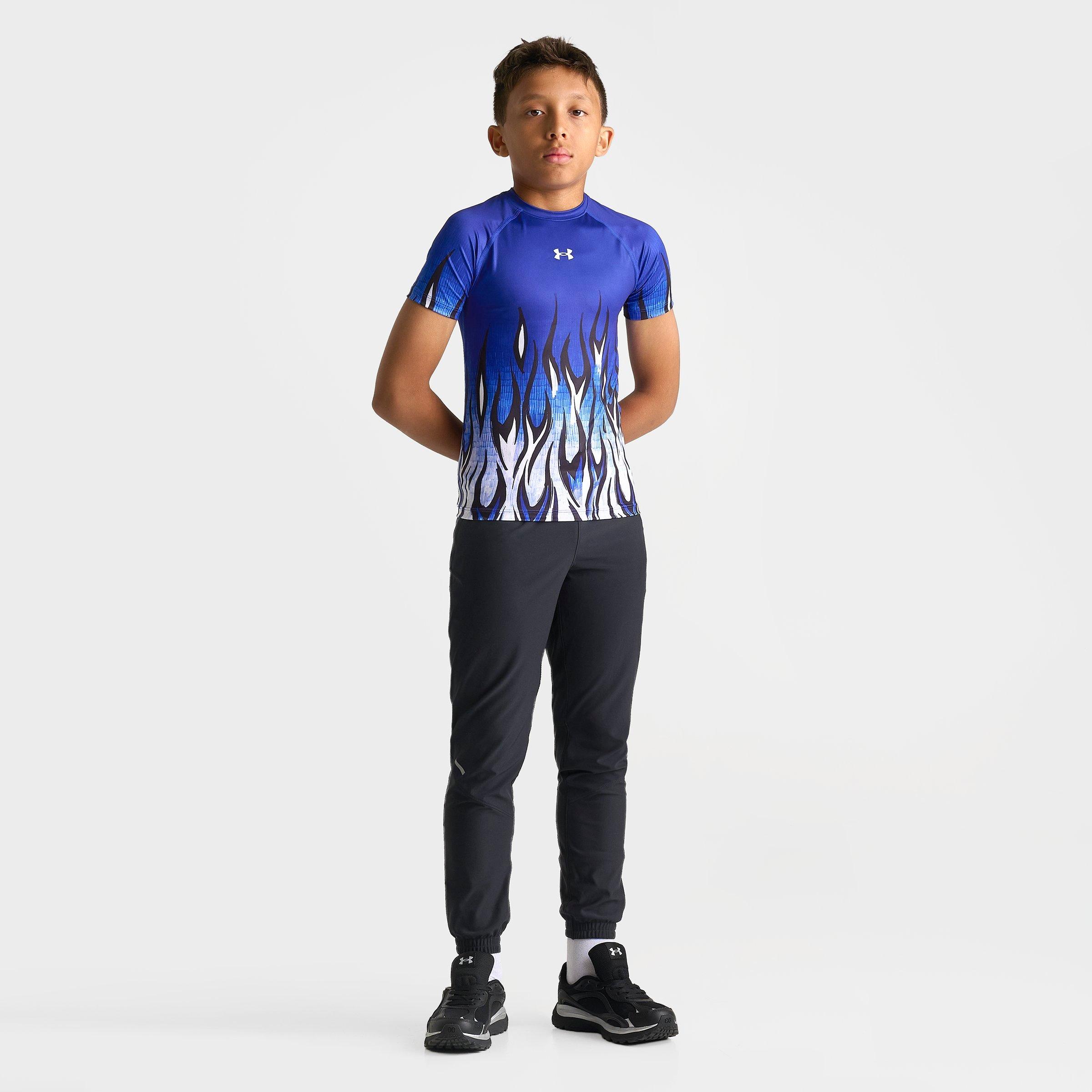 Big Kids' Under Armour x Sharpie Flame Print HeatGear® Training Top