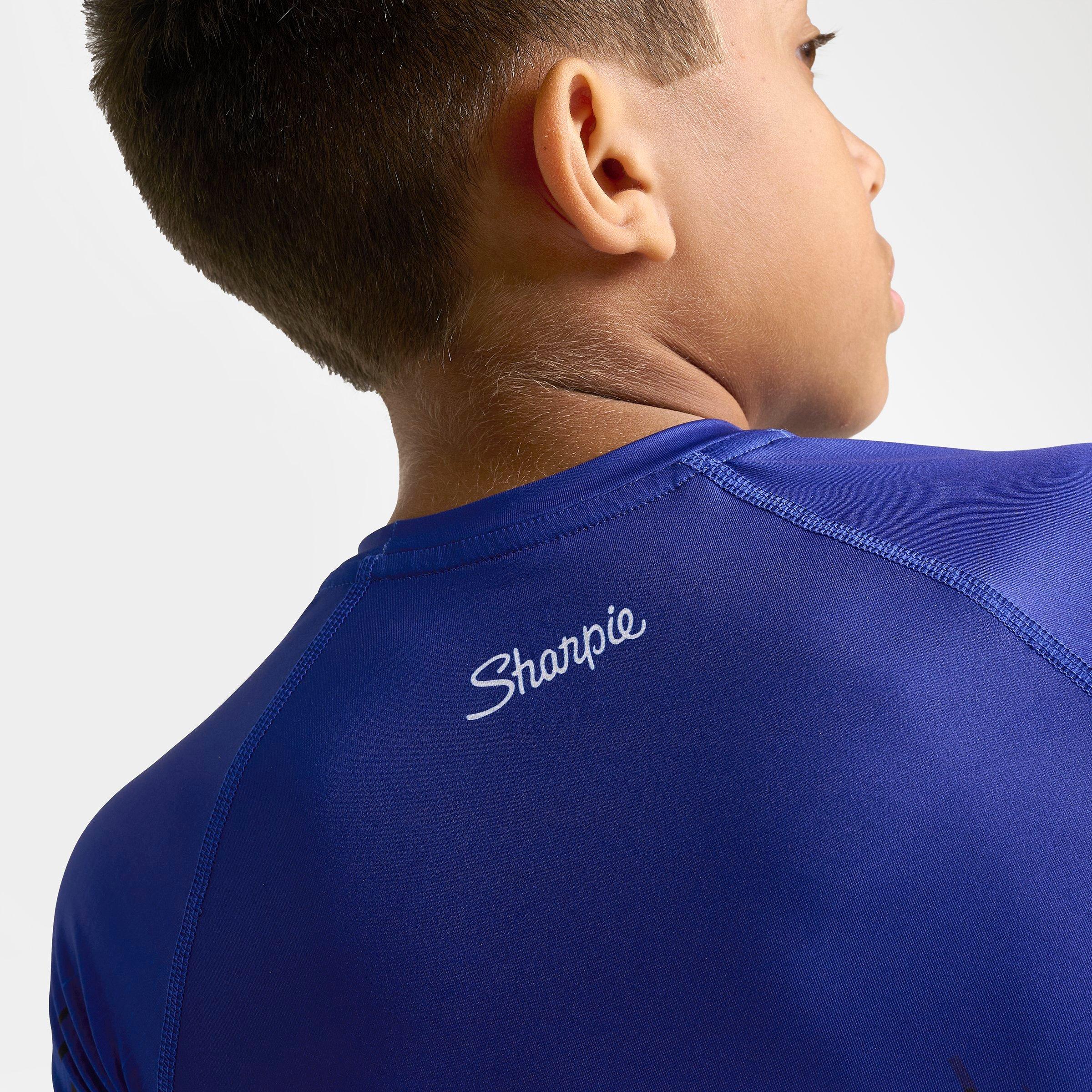 Big Kids' Under Armour x Sharpie Flame Print HeatGear® Training Top