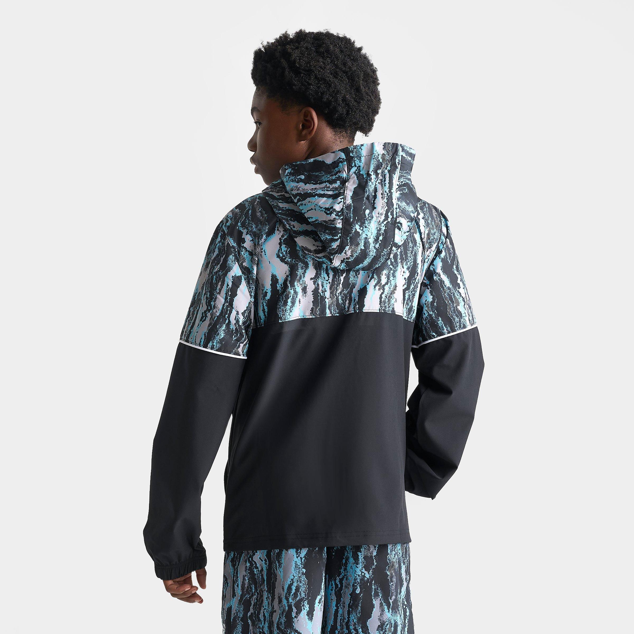 Big Kids' Under Armour Allover Print Full-Zip Woven Jacket