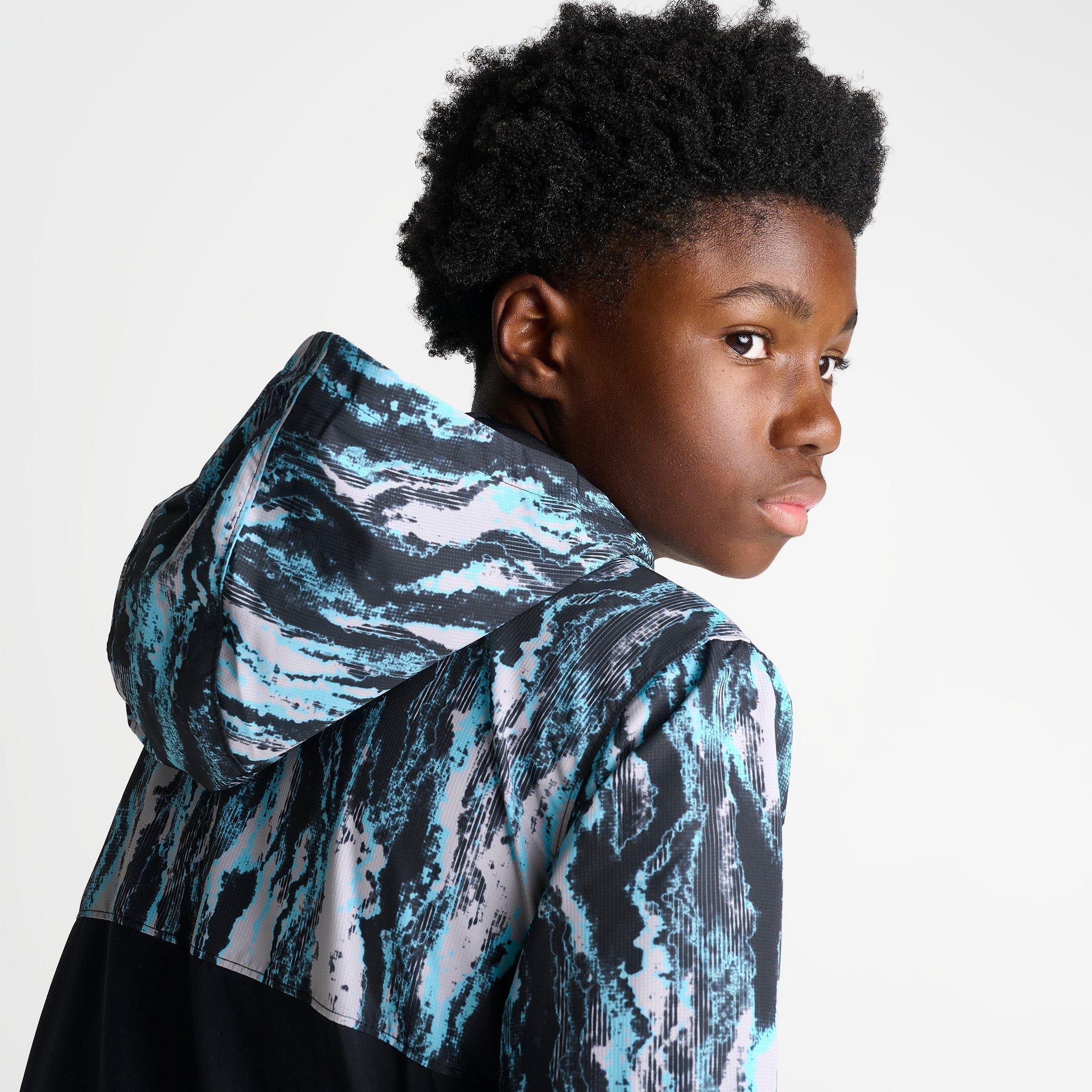 Big Kids' Under Armour Allover Print Full-Zip Woven Jacket