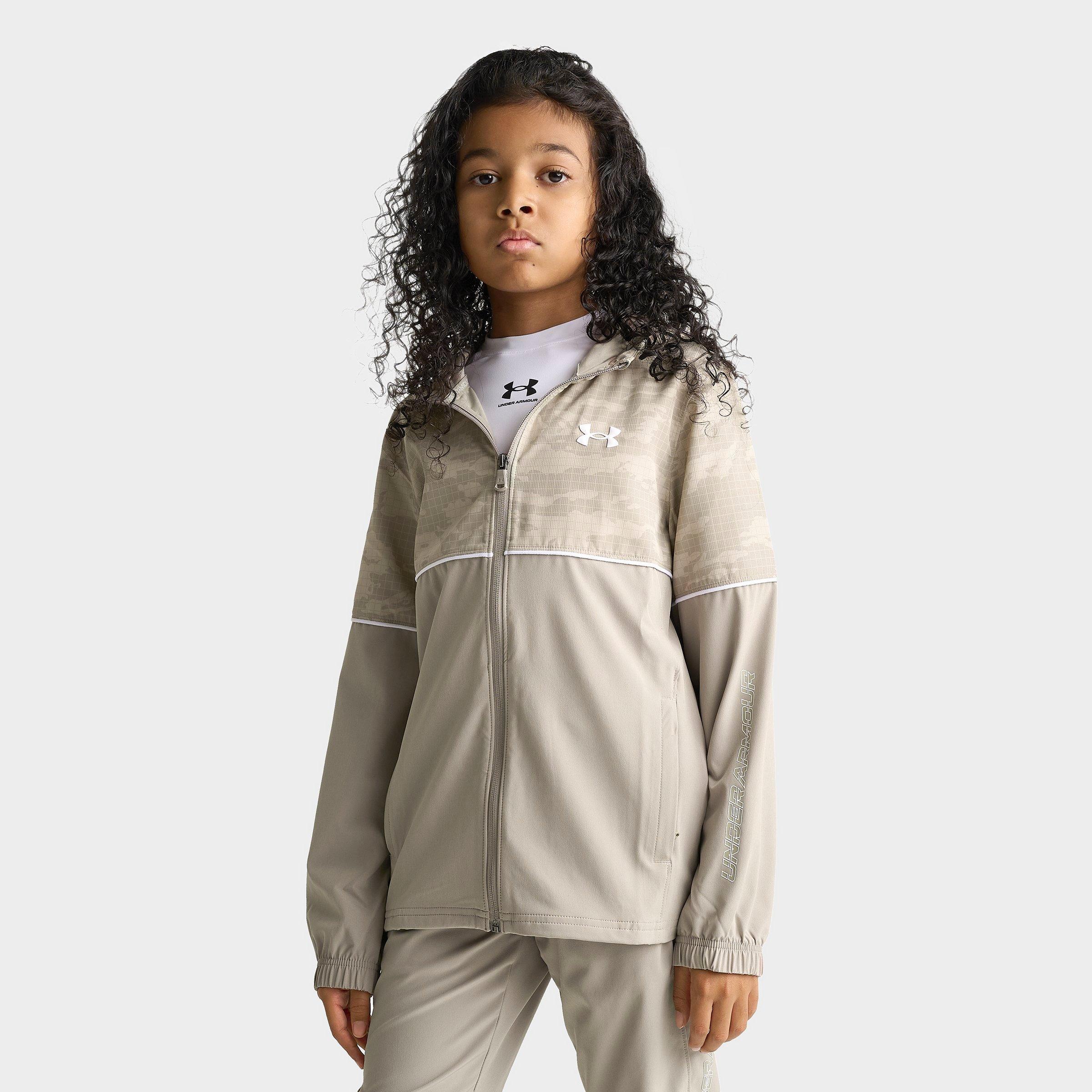 Big Kids' Under Armour Allover Print Full-Zip Woven Jacket | JD Sports