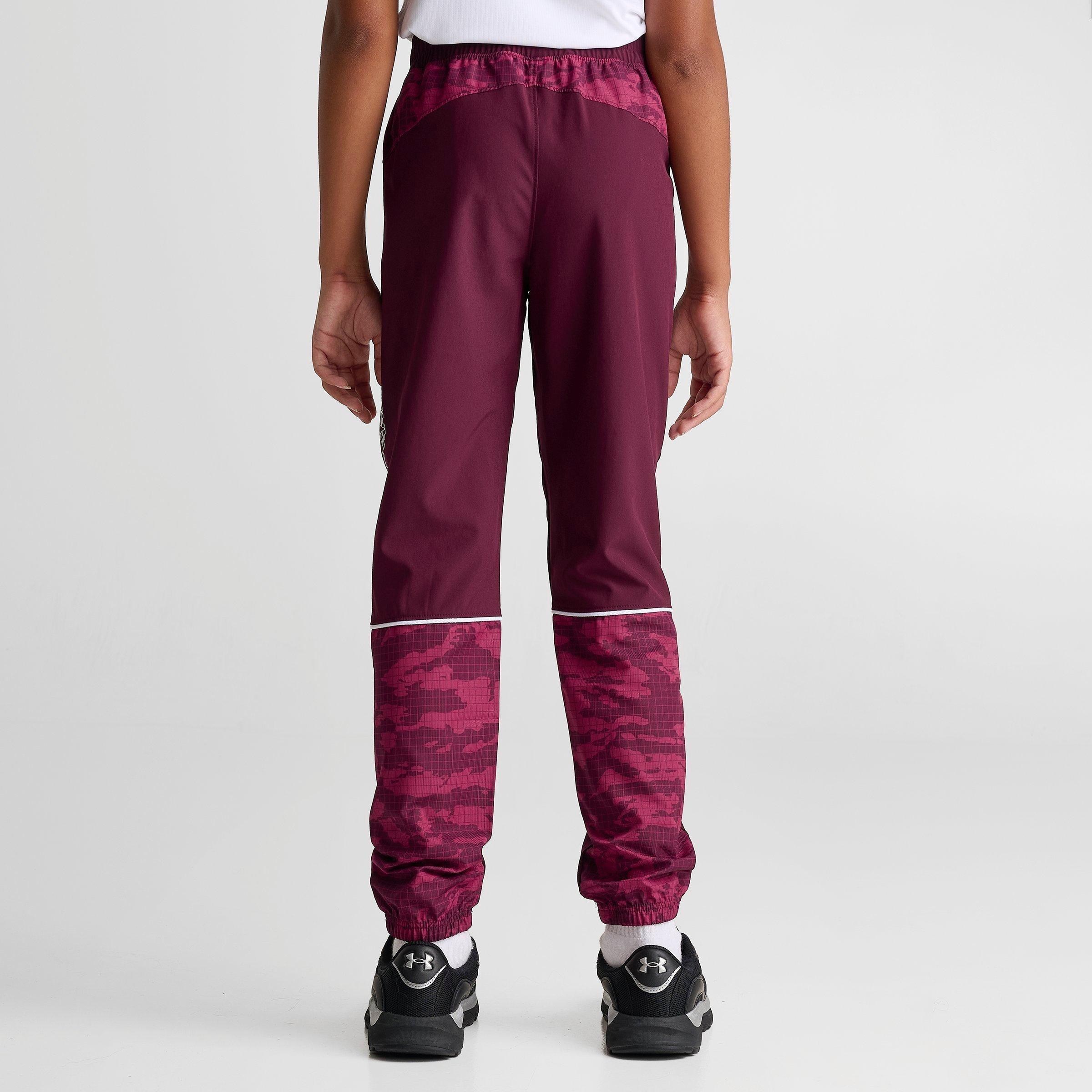 Big Kids' Under Armour Camo Grid Woven Jogger Pants