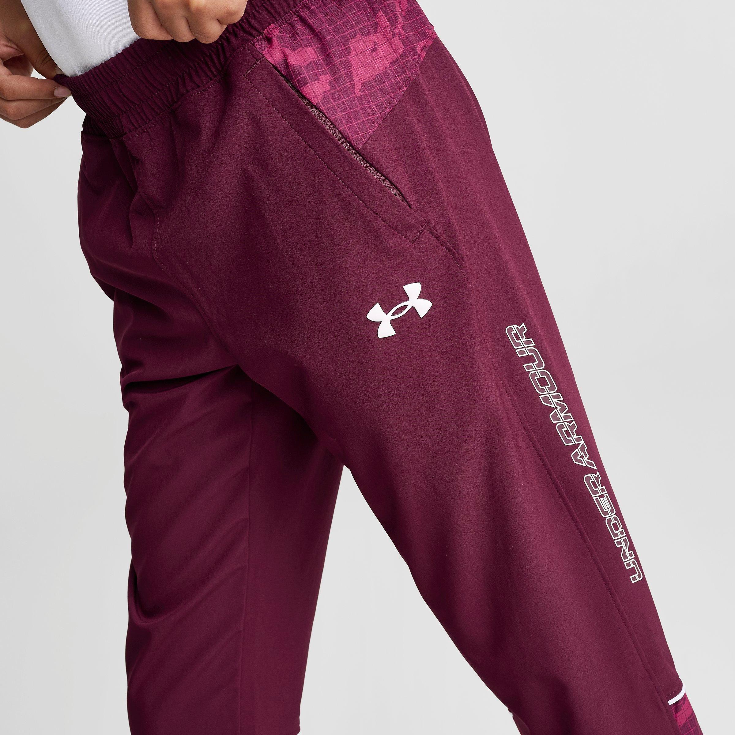 Big Kids' Under Armour Camo Grid Woven Jogger Pants