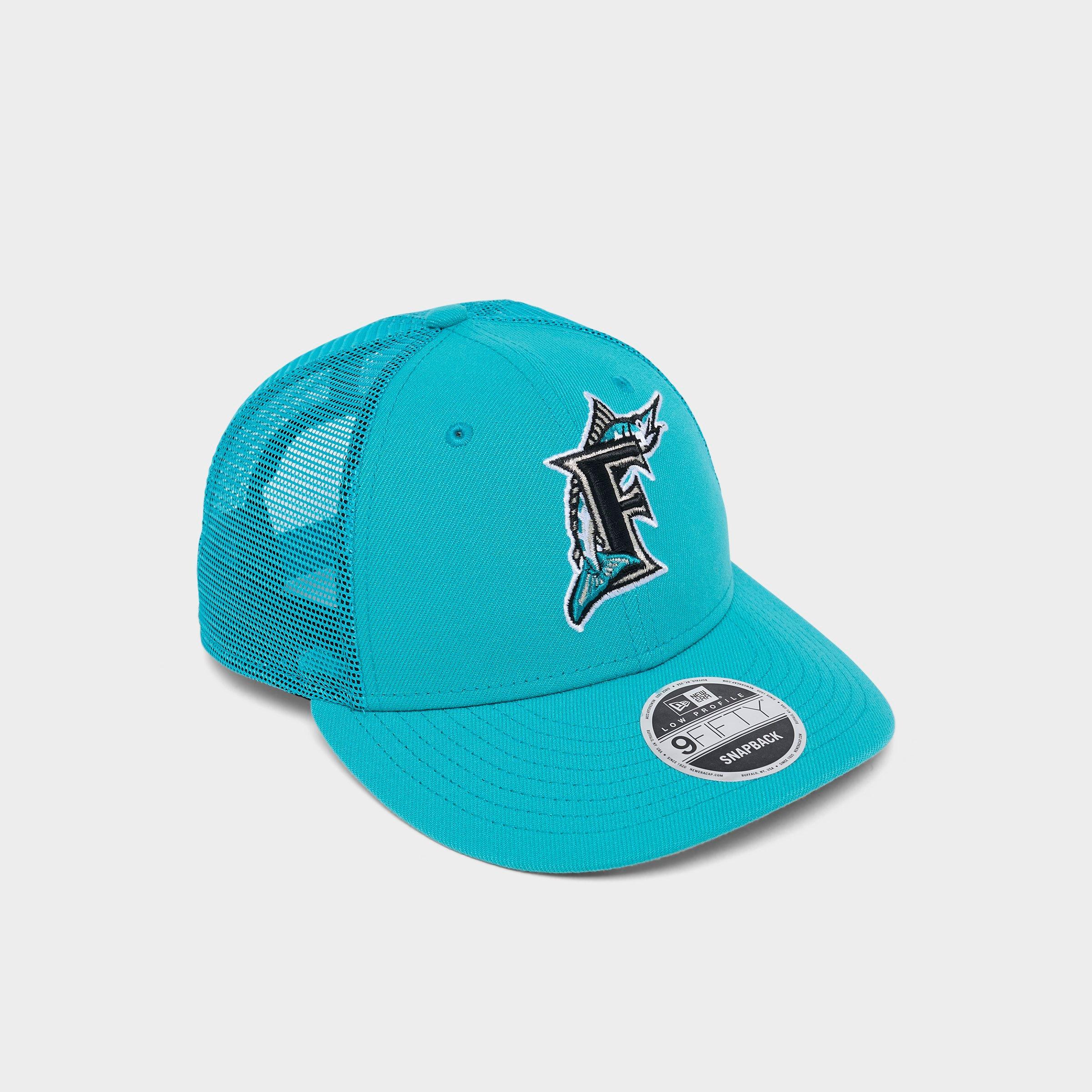 New Era Florida Marlins MLB Low Profile 9FIFTY Trucker Hat
