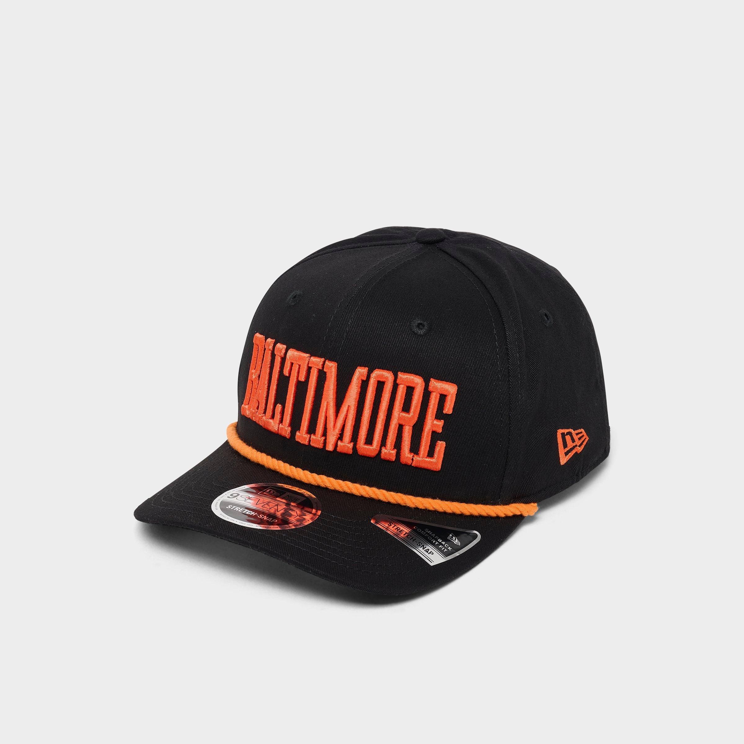 New Era Baltimore Orioles MLB City Connect 9SEVENTY Stretch-Snap Snapback Hat