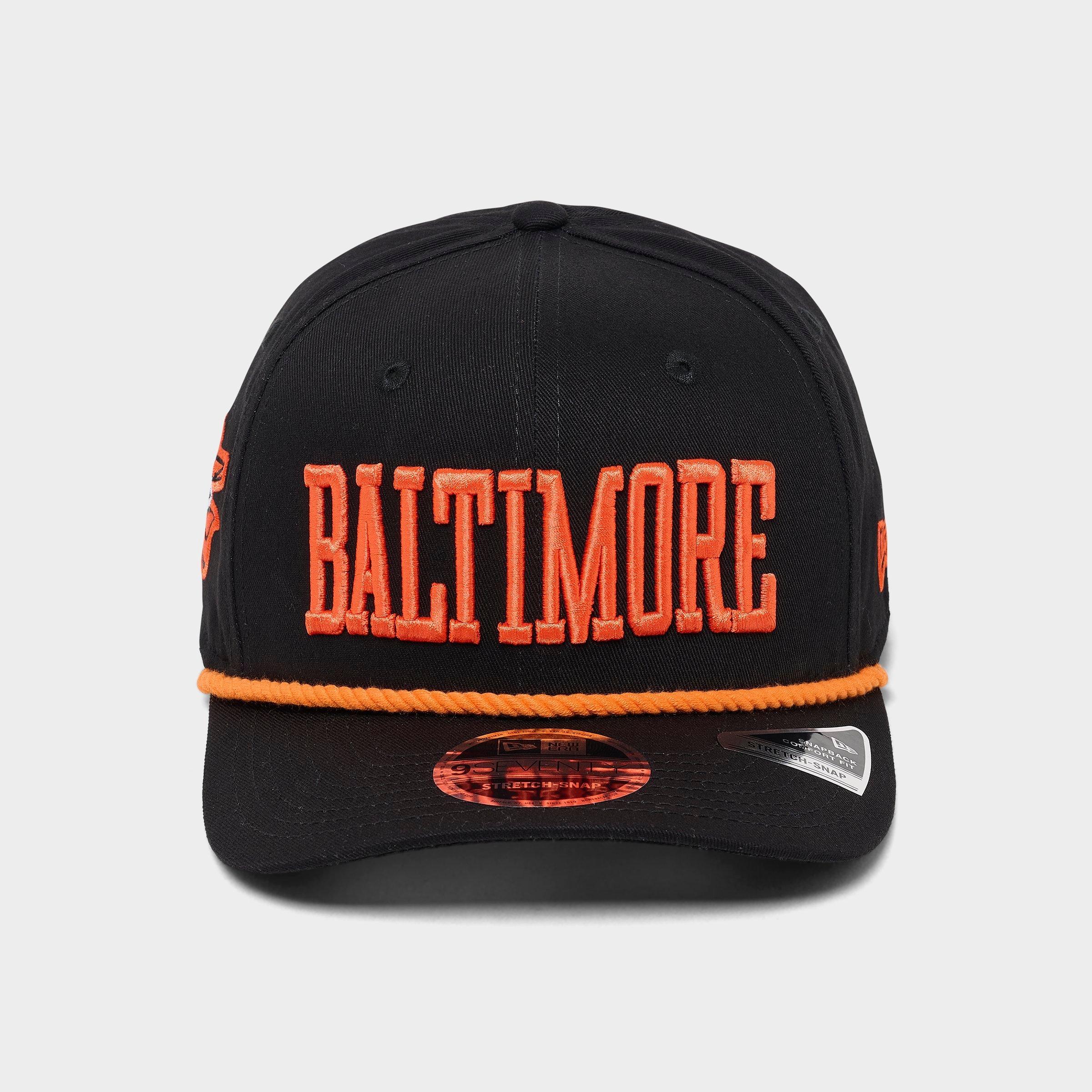 New Era Baltimore Orioles MLB City Connect 9SEVENTY Stretch-Snap Snapback Hat