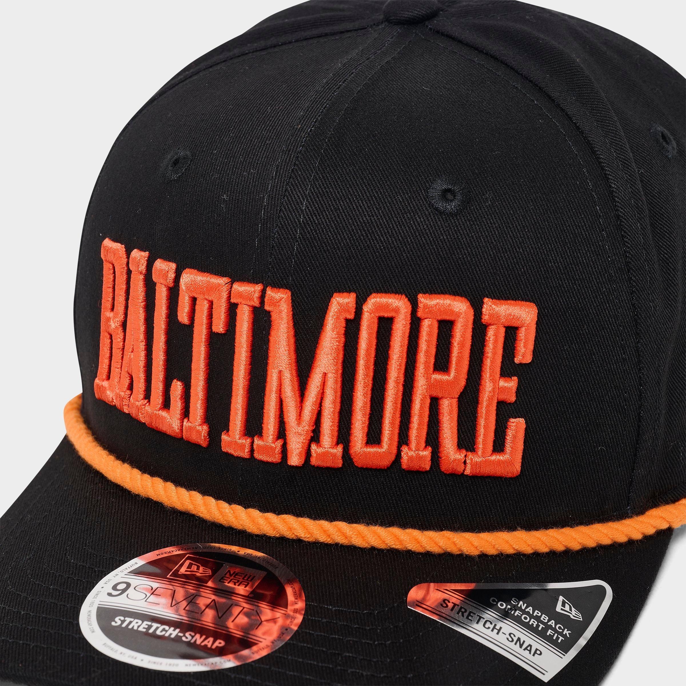 New Era Baltimore Orioles MLB City Connect 9SEVENTY Stretch-Snap Snapback Hat