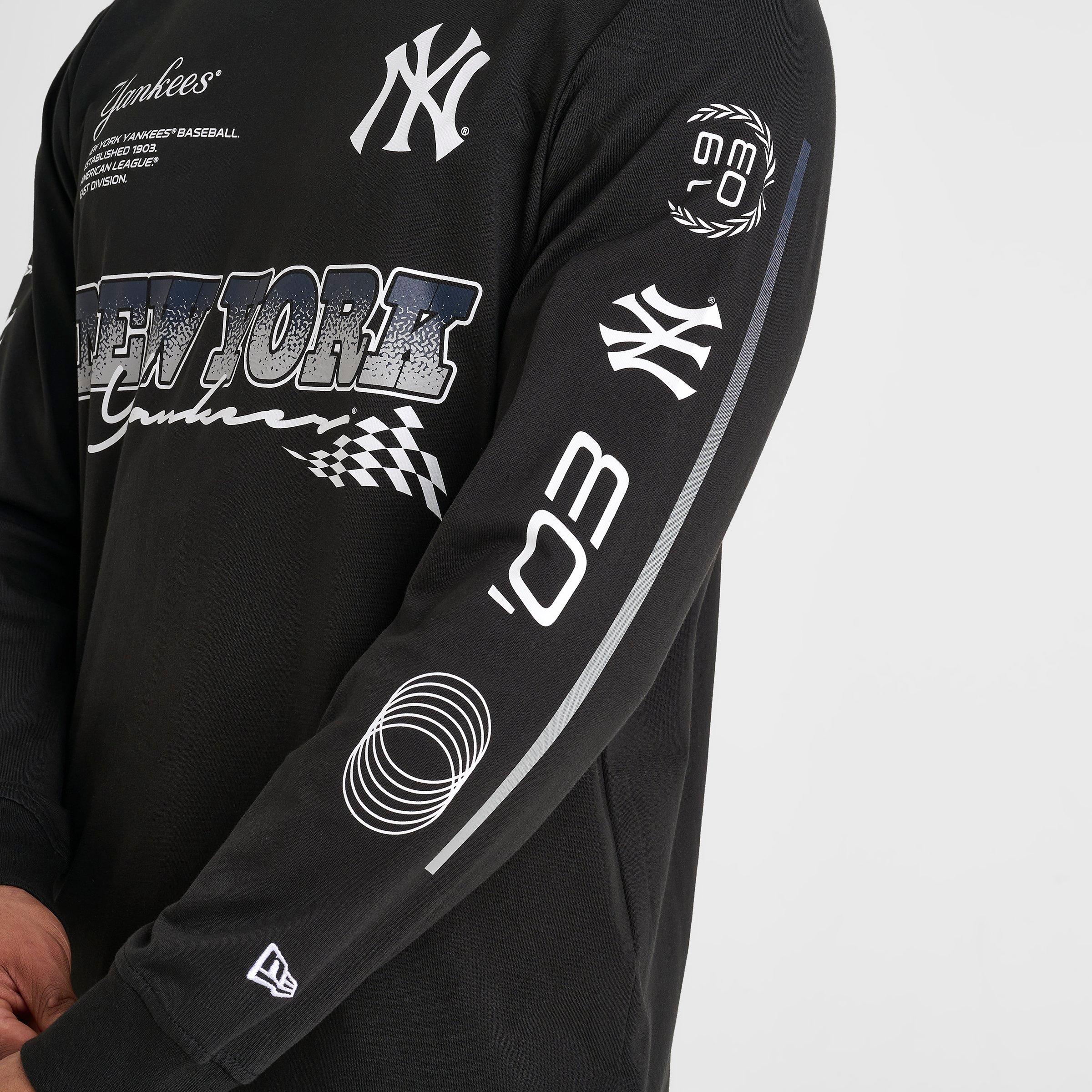 Men's New Era York Yankees MLB Modern Speed Long-Sleeve T-Shirt