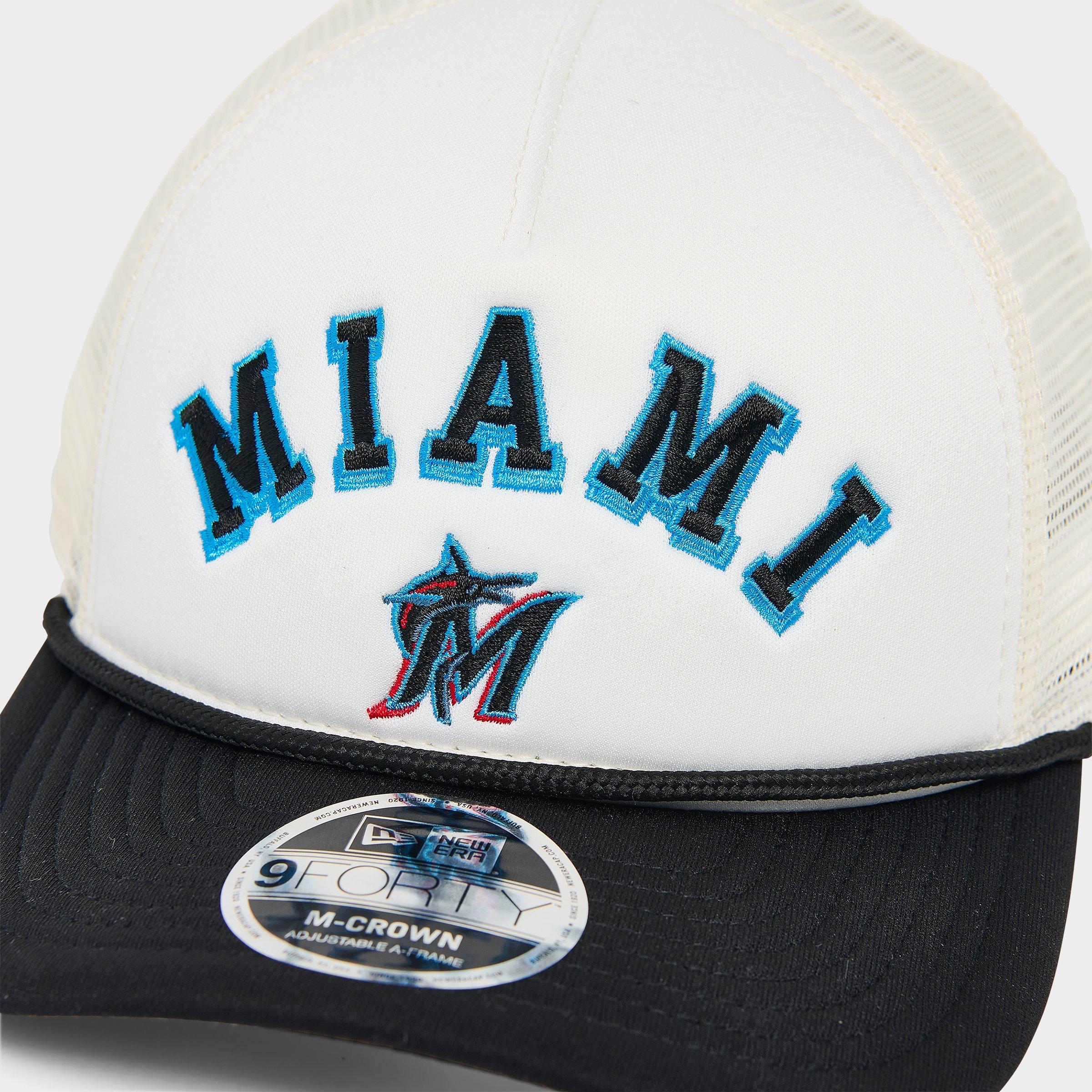 New Era Miami Marlins MLB 9FORTY M-Crown A-Frame Trucker Hat