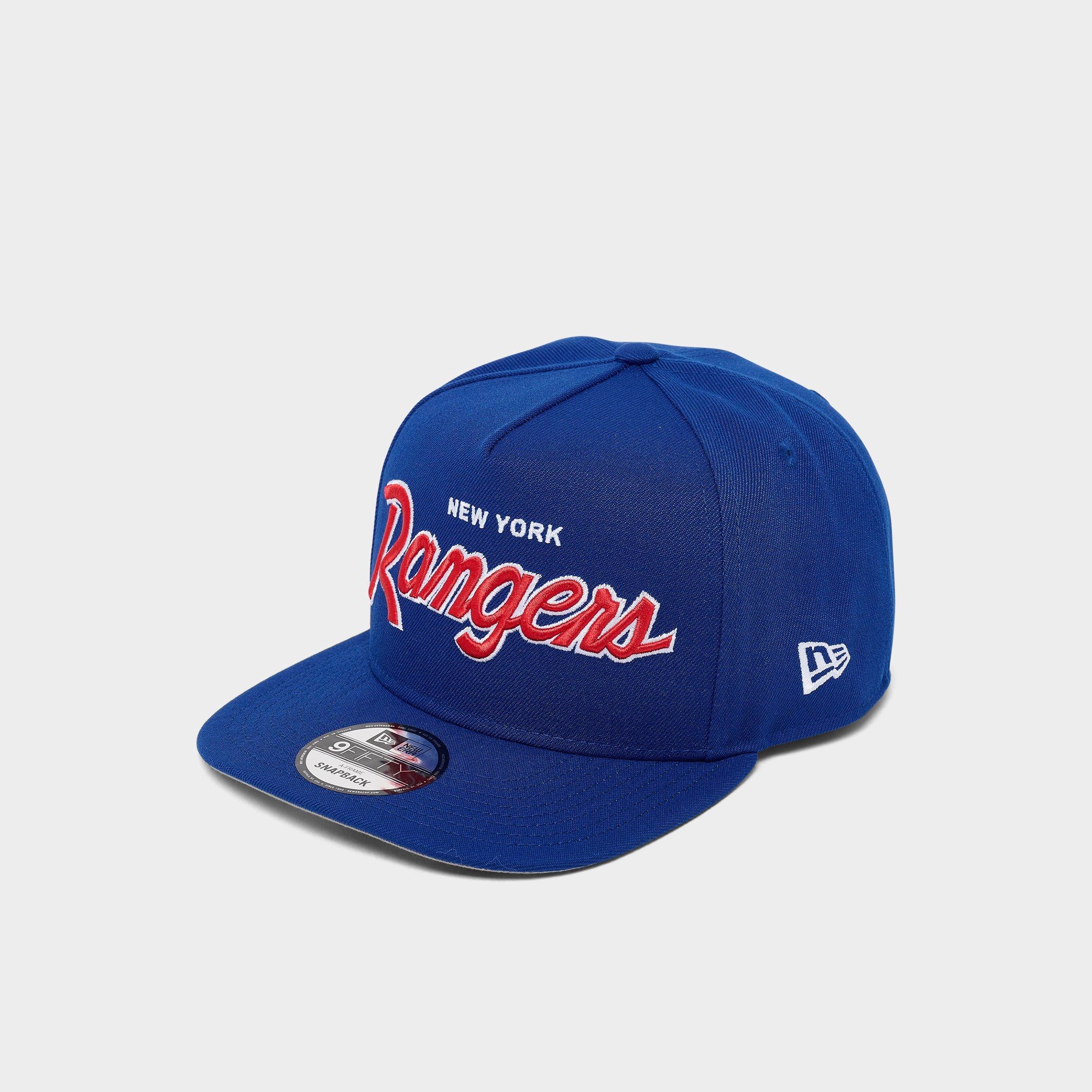 New Era New York Rangers NHL Script 9FIFTY A-Frame Snapback Hat