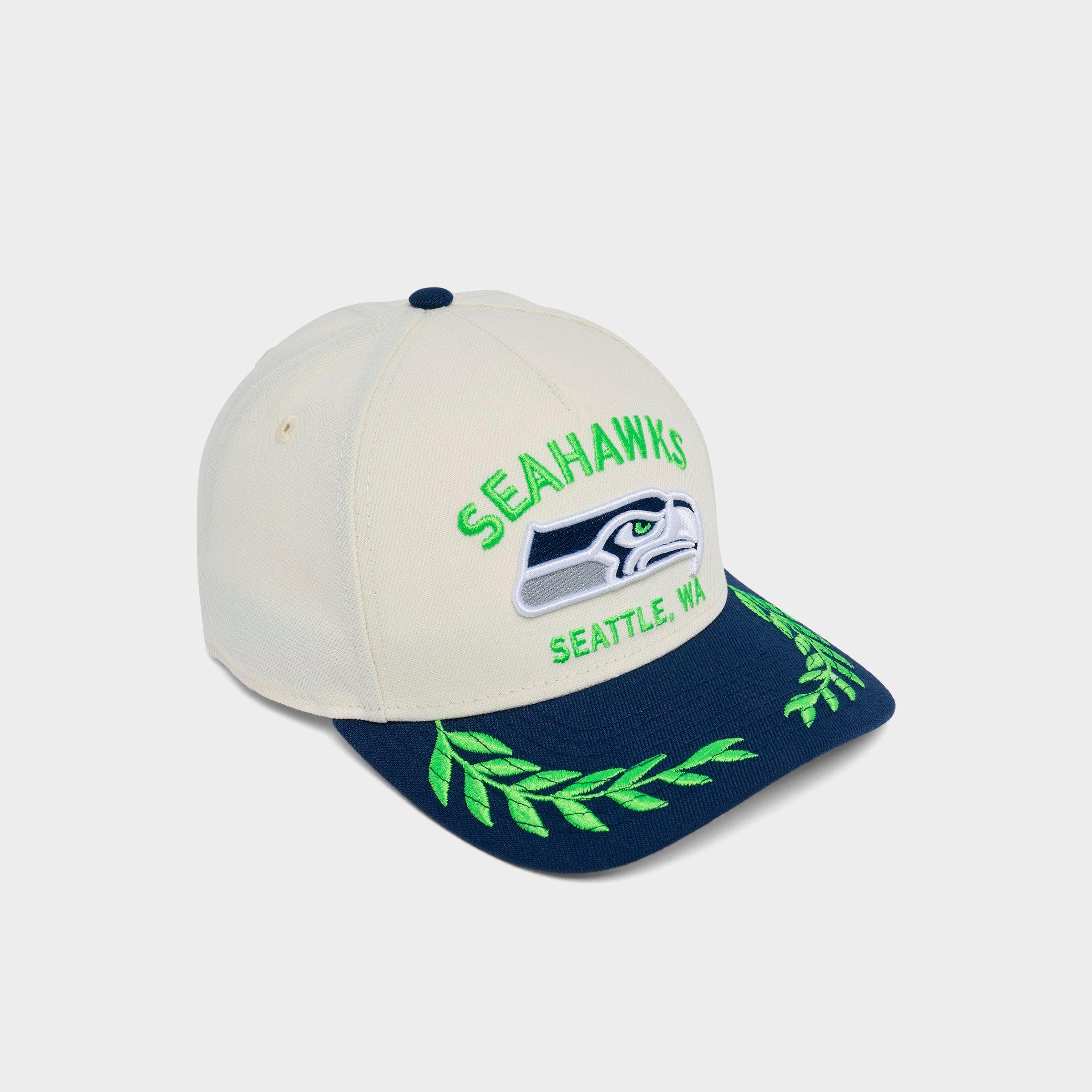 New Era Seattle Seahawks NFL 2025 Draft 9FORTY M-Crown A-Frame Snapback Hat